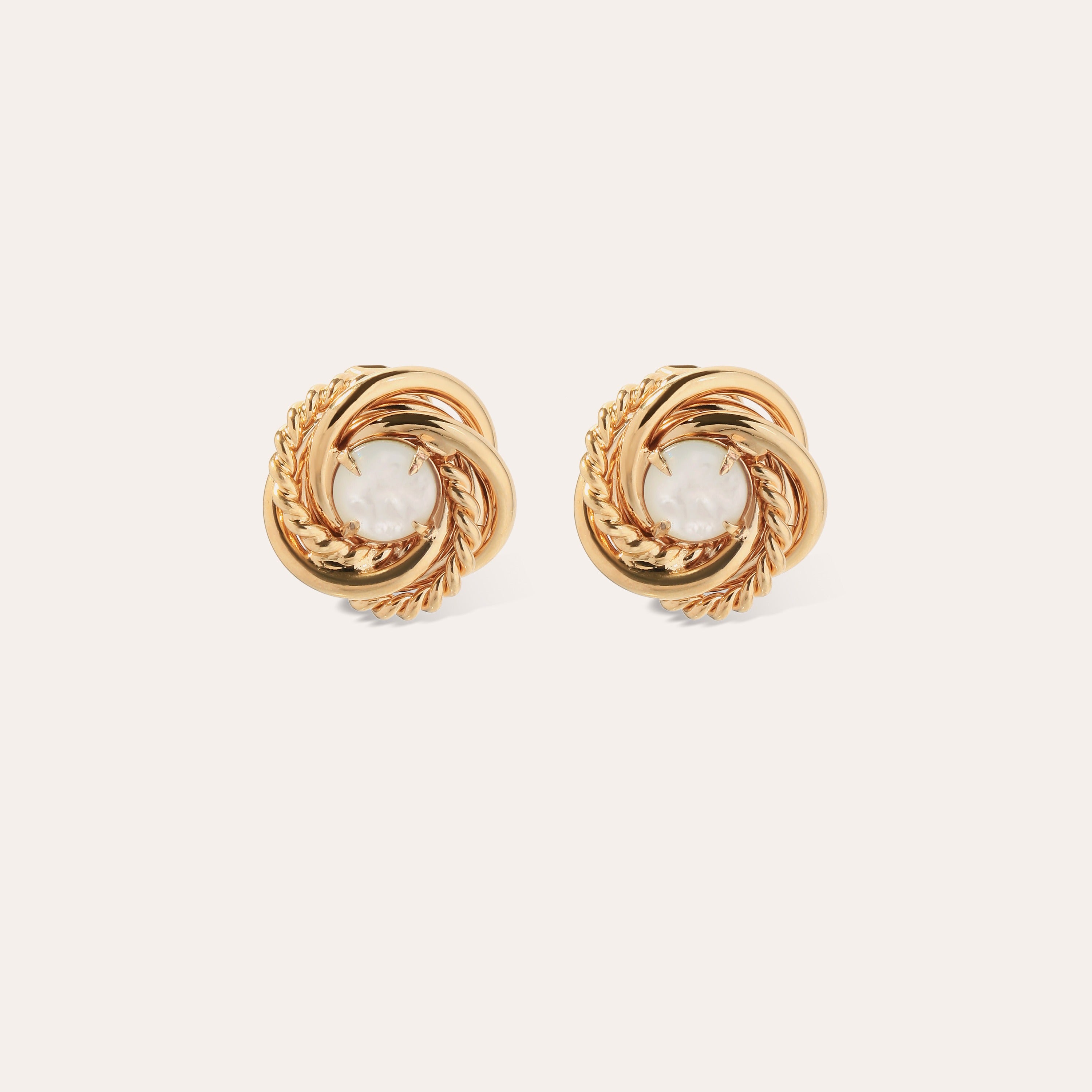 gas-bijoux-boucles-d-oreilles-puce-atika-nacre-blanche-dor-es-5-anneaux image 1