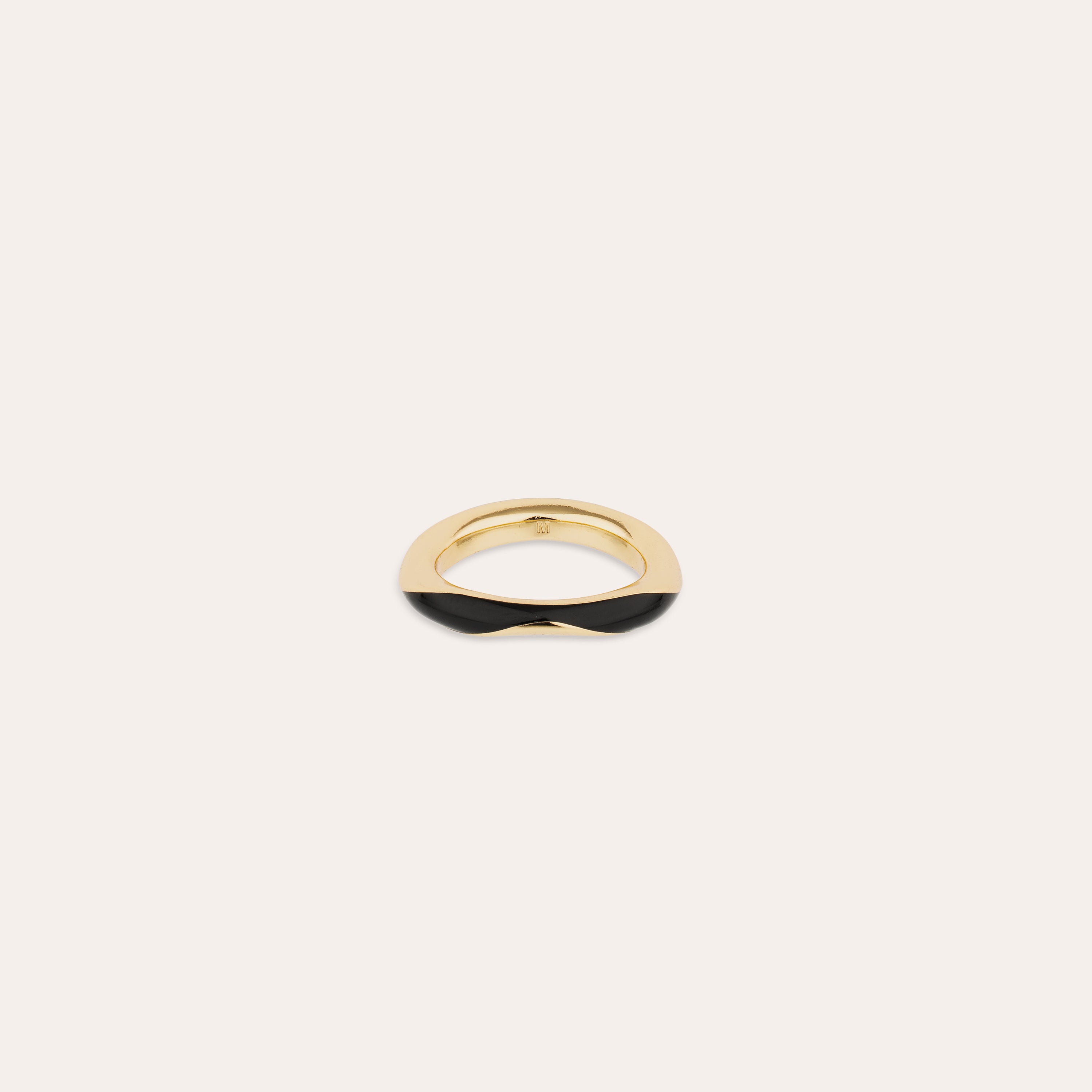 gas-bijoux-bague-selva-vague-ac-tate-noir image 1