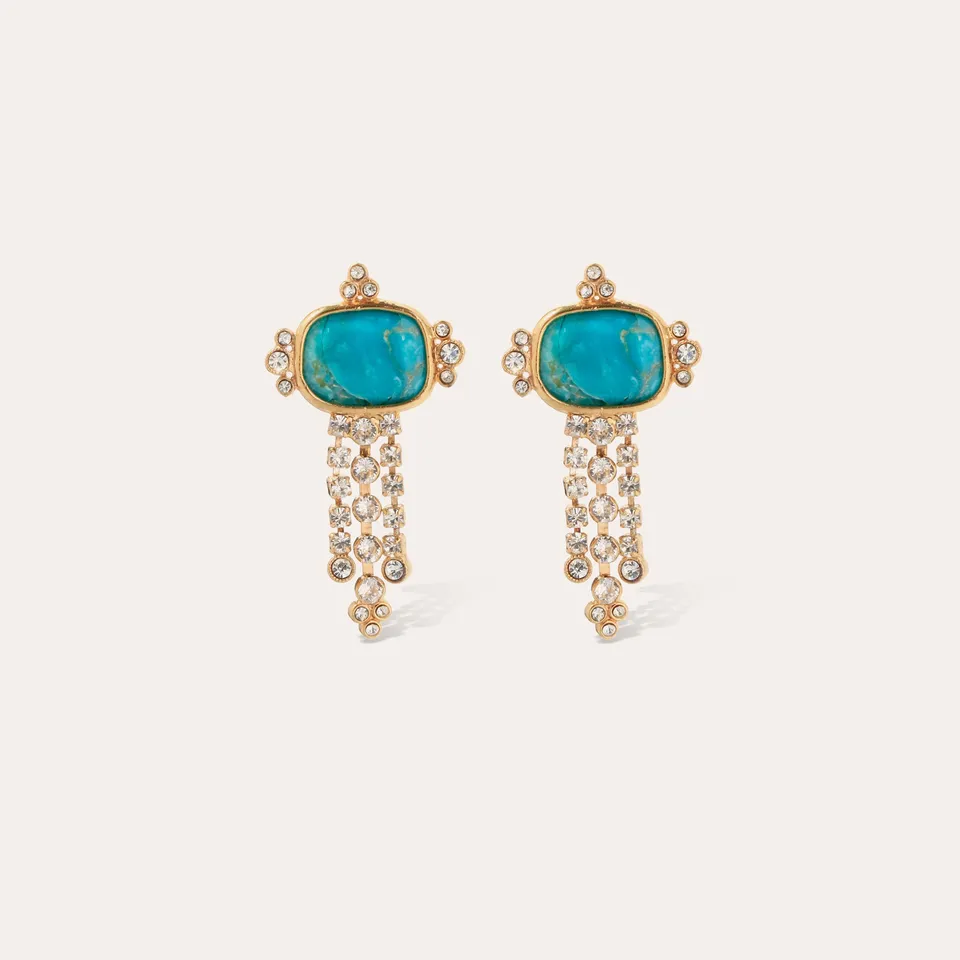 gas-bijoux-boucles-d-oreilles-tiki-turquoise-dor-es-strass image 1