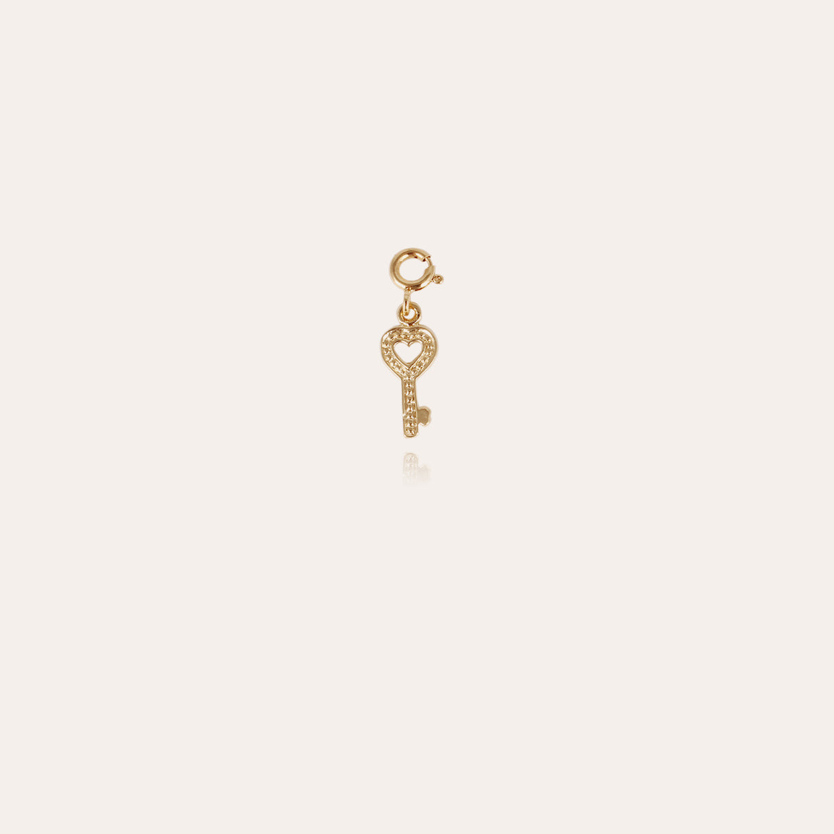 gas-bijoux-charms-pendentif-clef-strass-charm-dor-symbole image 1