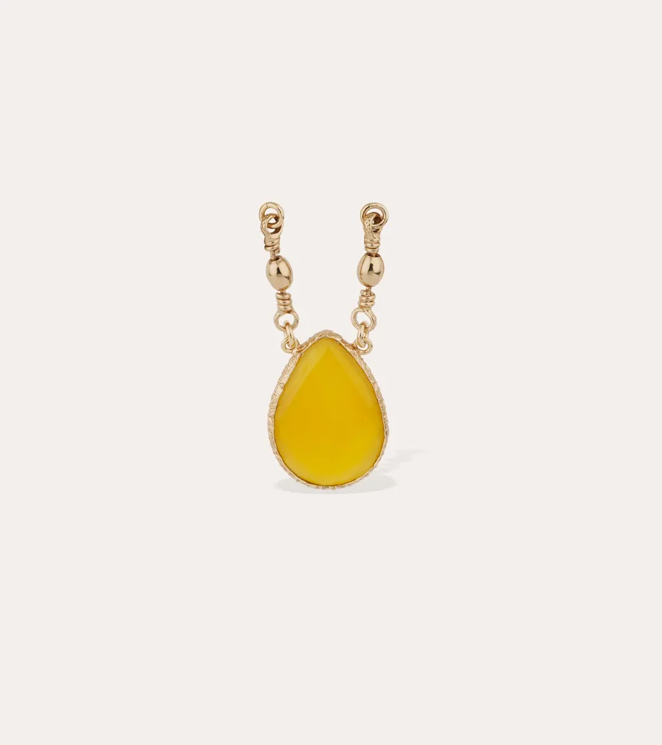 gas-bijoux-pendentif-serti-calcite-jaune-pour-collier-scapulaire image 1