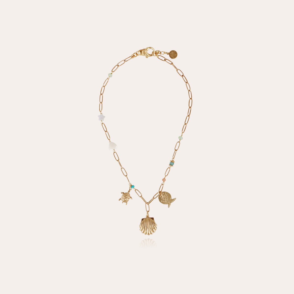 gas-bijoux-collier-capucine-enfant-cha-ne-dor-e-l-or-fin-avec-perles-color-es-et image 2