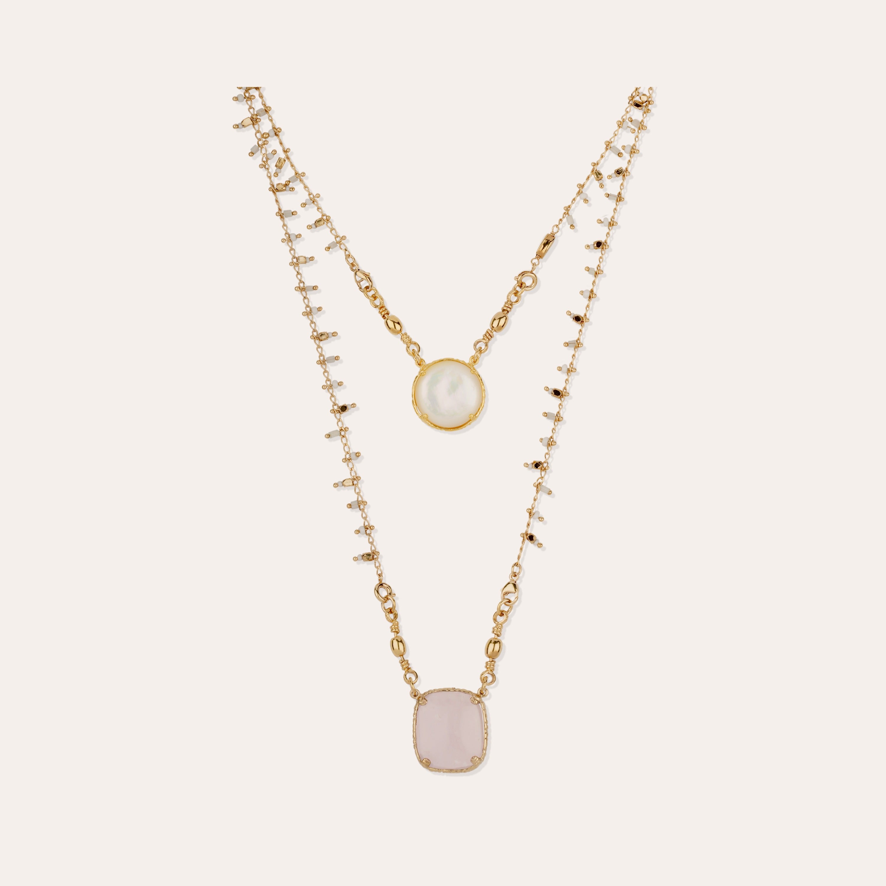 gas-bijoux-collier-scapulaire-serti-nacre-blanche-quartz-rose image 1