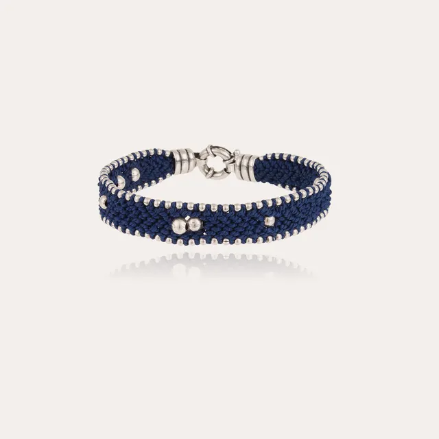 gas-bijoux-colin-large-bracelet-souple-tress-argent image 1