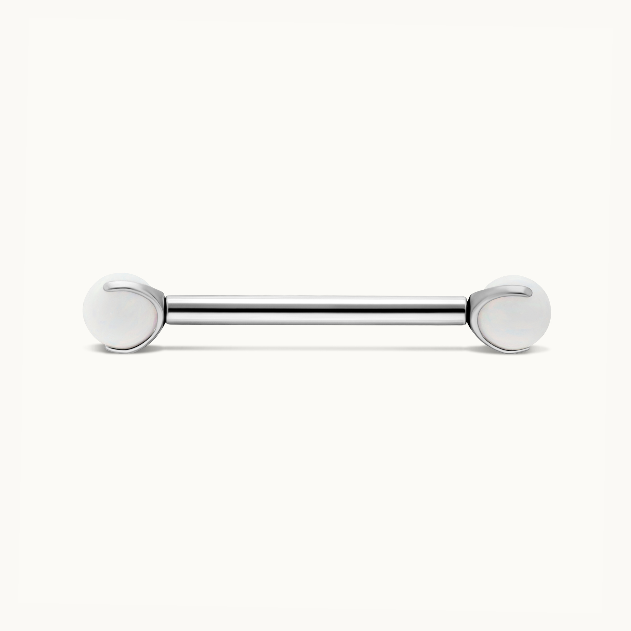obsidian-piercing-barre-griff-e-opale-barre-droite-titane-deux-opales-4-mm-pour- image 2