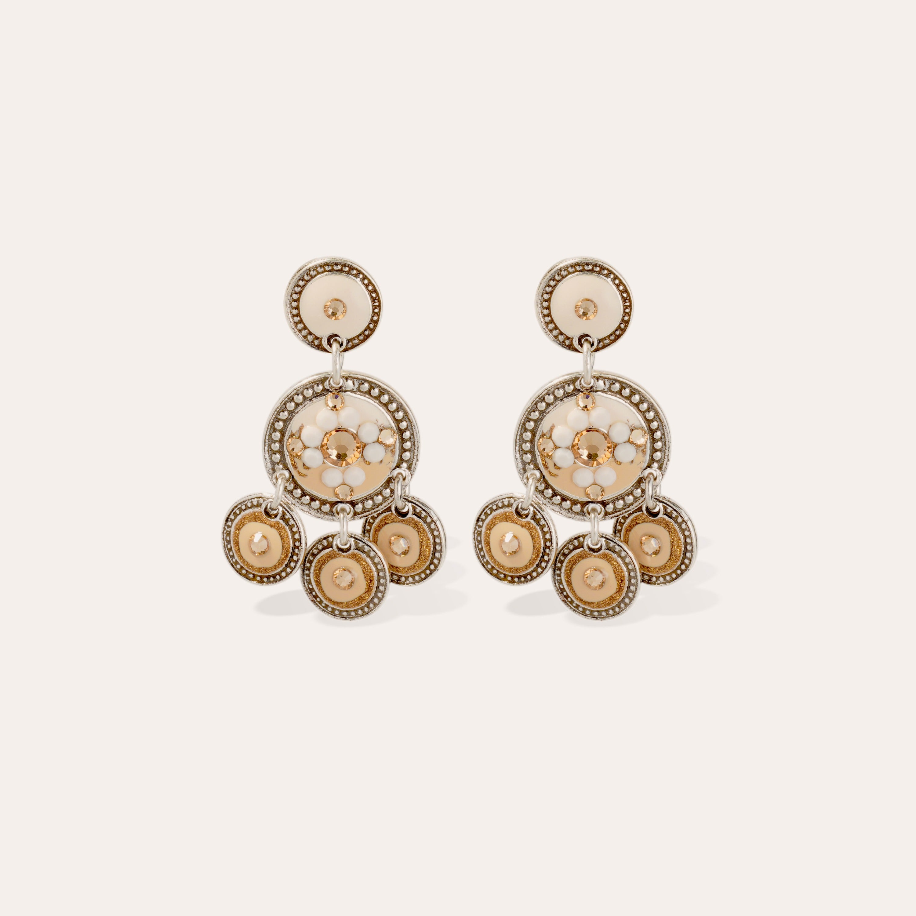 gas-bijoux-boucles-d-oreilles-sequin-deux-rangs-argent-es-mail-et-strass image 1
