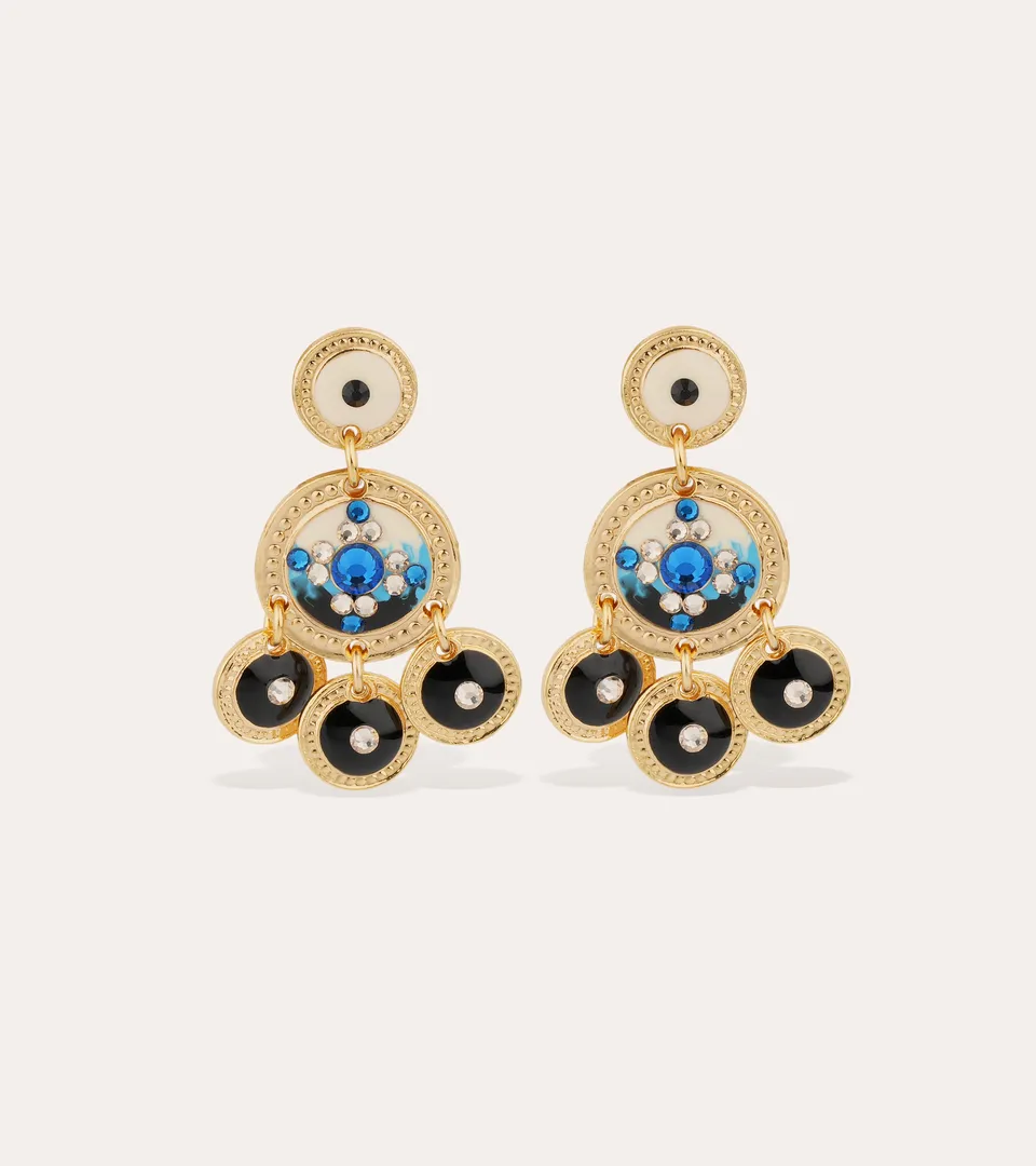 gas-bijoux-boucles-d-oreilles-sequin-deux-rangs image 1