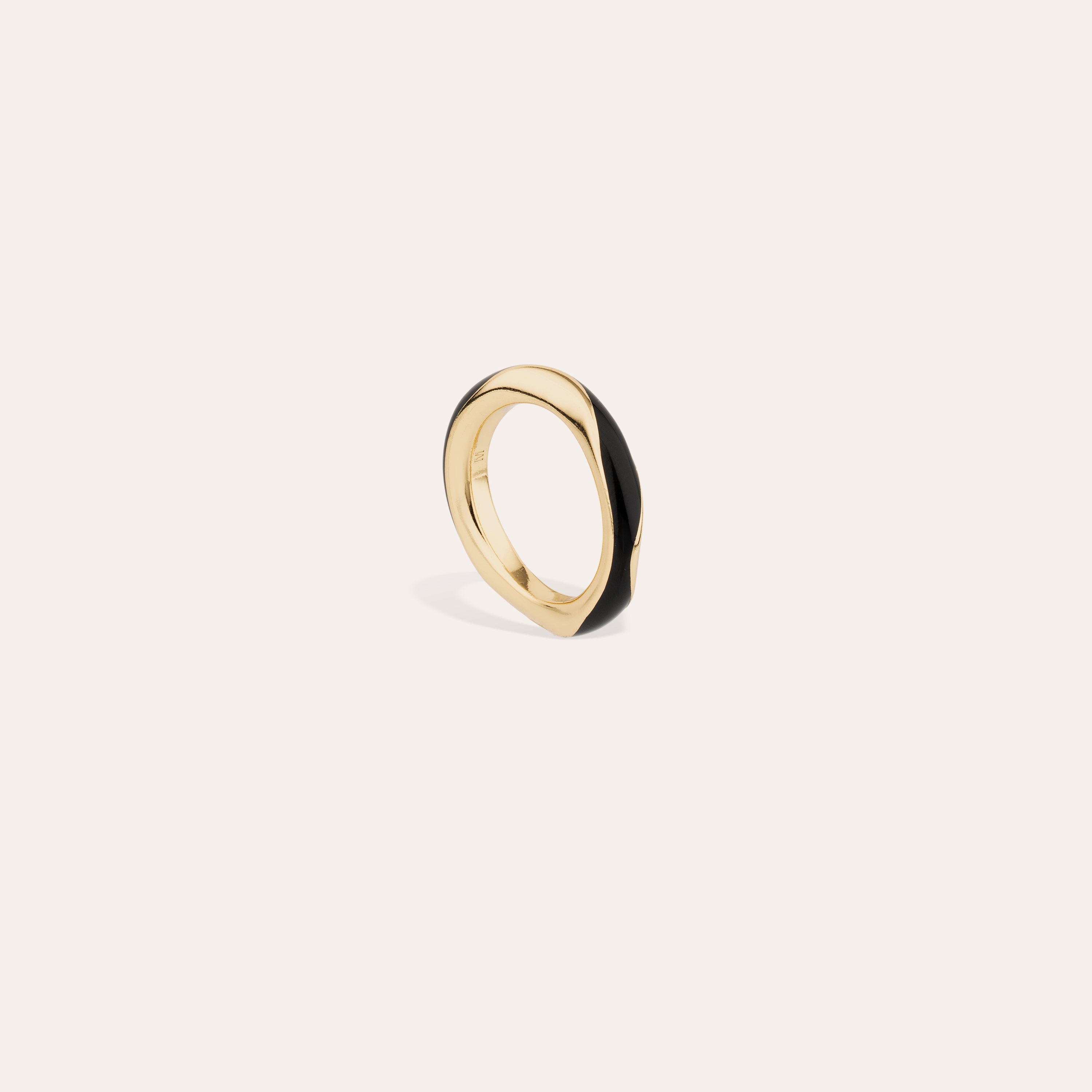 gas-bijoux-bague-selva-vague-ac-tate-noir image 2