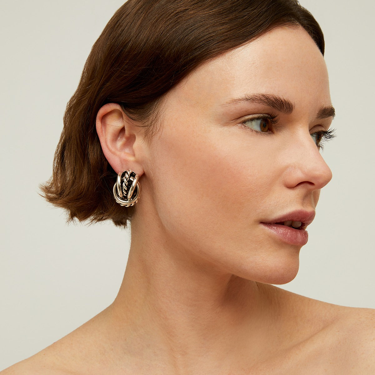 gas-bijoux-boucles-d-oreilles-lilou-argent-es-anneaux-lisses-et-torsad-s image 2