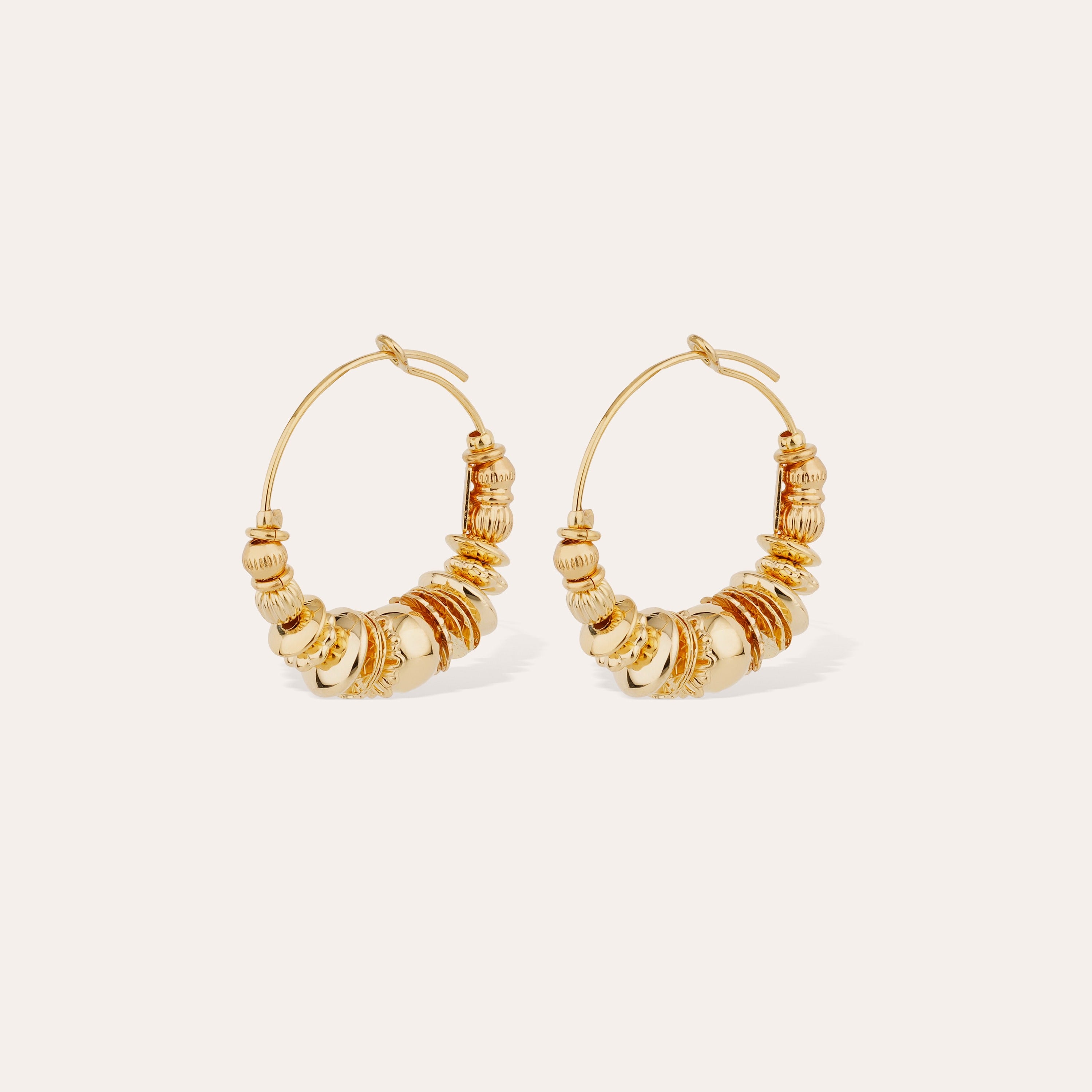 gas-bijoux-boucles-d-oreilles-cr-oles-aloha-mini-perles-et-pierres-taill-es image 1