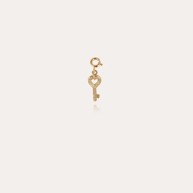 gas-bijoux-charms-pendentif-clef-strass-charm-dor-symbole image 1