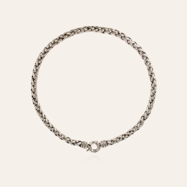 gas-bijoux-collier-alex-argent-large-cha-ne-ronde-maillons image 1