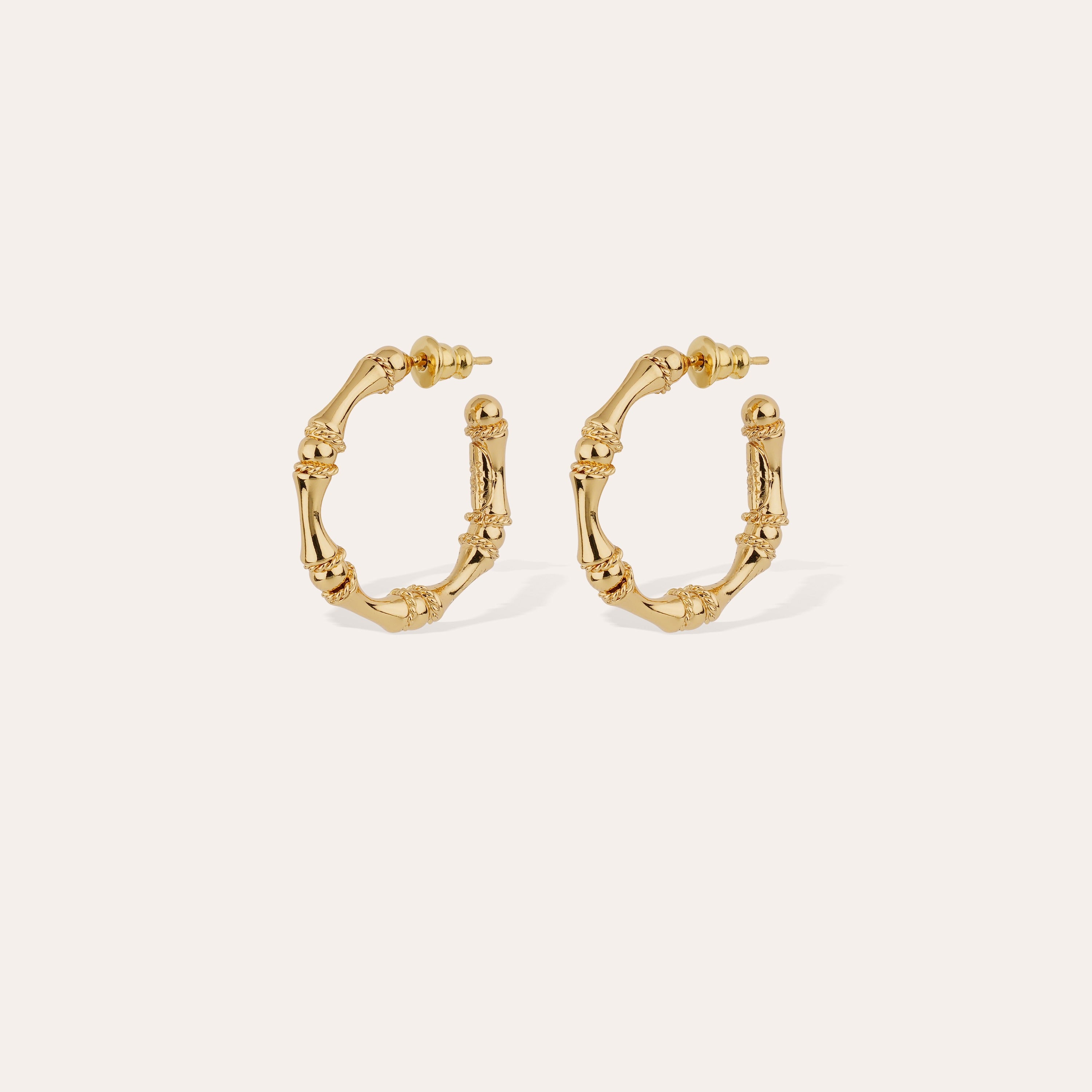 gas-bijoux-boucles-d-oreilles-cr-oles-bambou-mini-dor-es-l-or-fin image 1