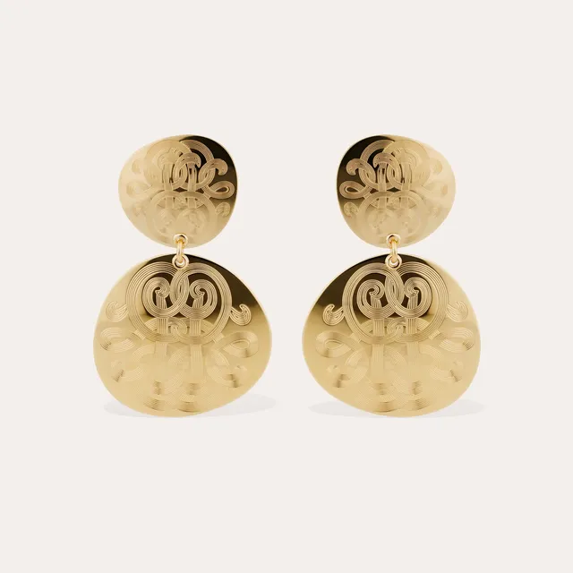 gas-bijoux-diva-nuage-boucles-d-oreilles-dor-es image 1