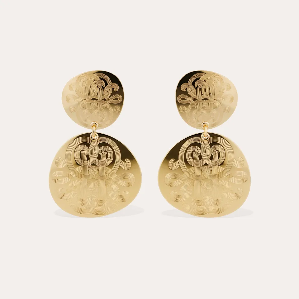 gas-bijoux-diva-nuage-boucles-d-oreilles-dor-es image 1