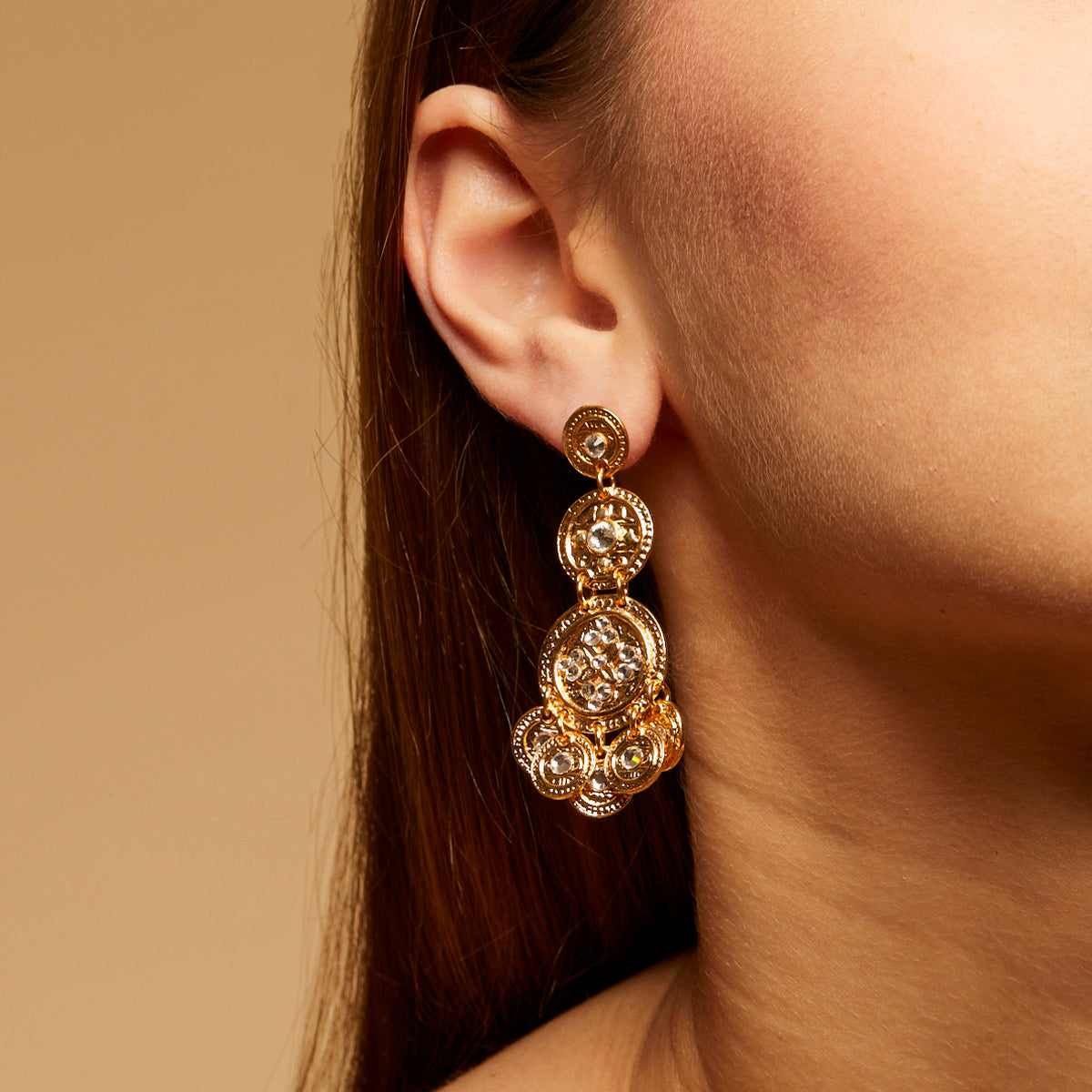 gas-bijoux-boucles-d-oreilles-sequin-trois-rangs-dor-es-2 image 3