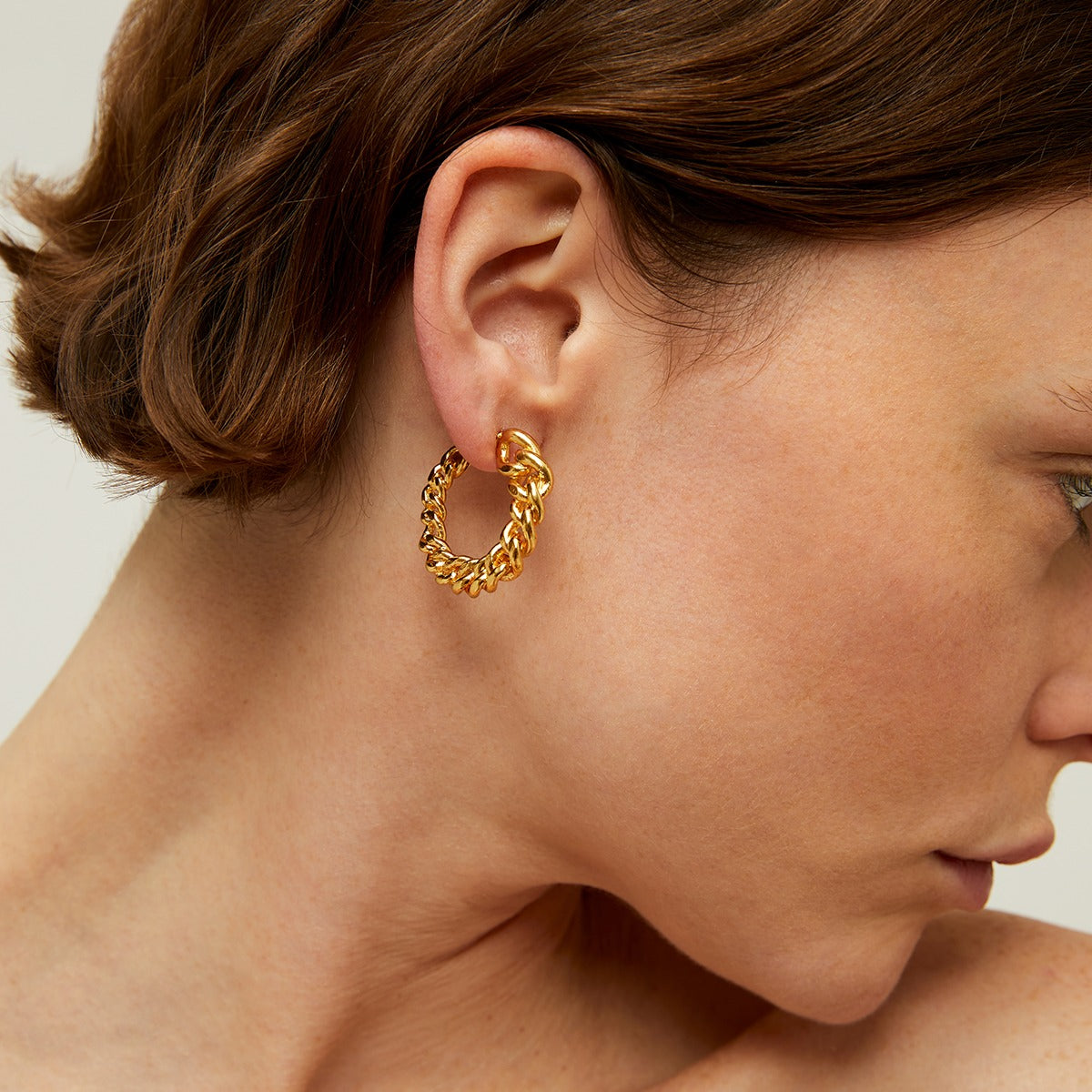 gas-bijoux-boucles-d-oreilles-cr-oles-bronxy-dor-es-maille-gourmette-revisit-e-t image 2