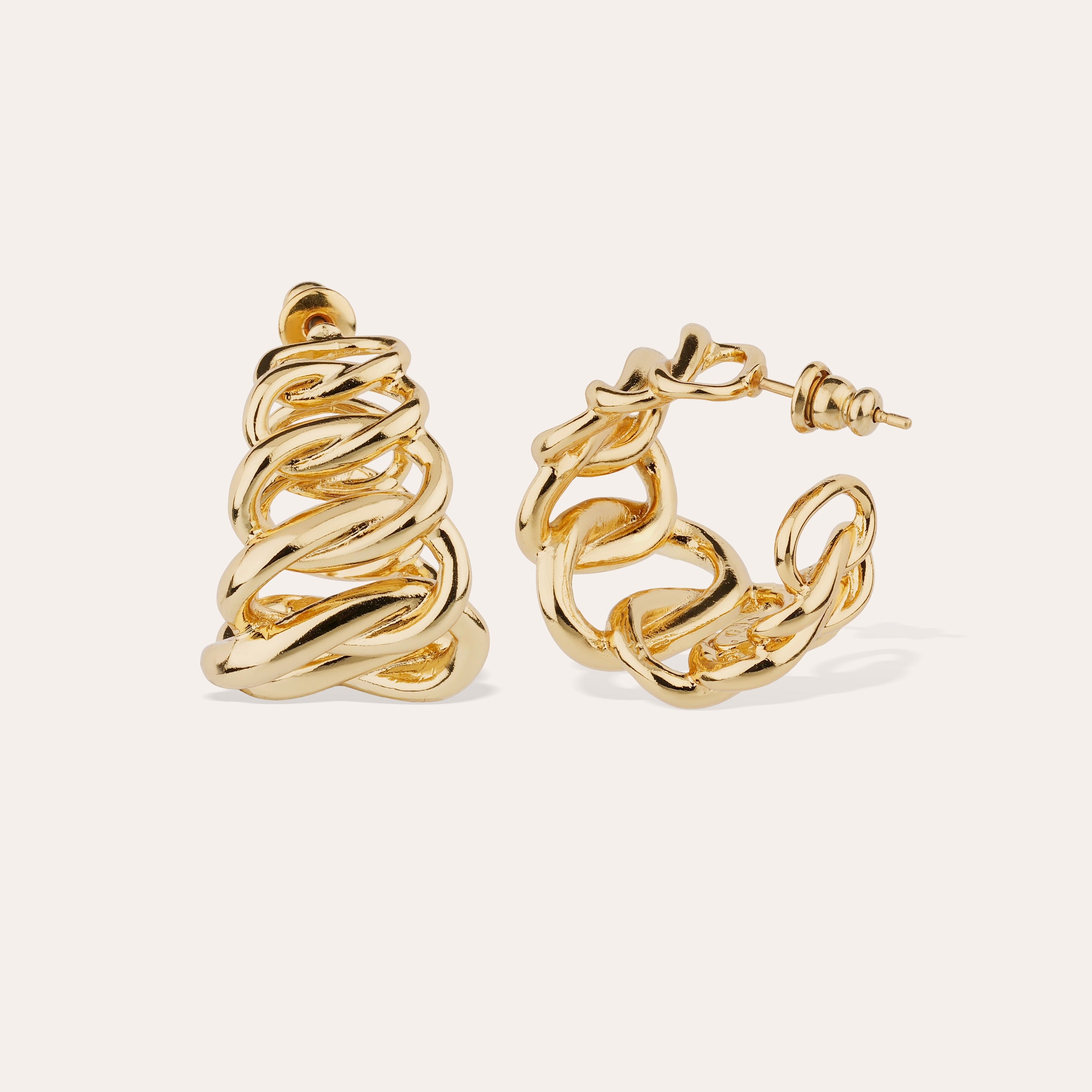 gas-bijoux-bronx-boucles-d-oreilles-cr-oles-dor-es-maille-gourmette image 3