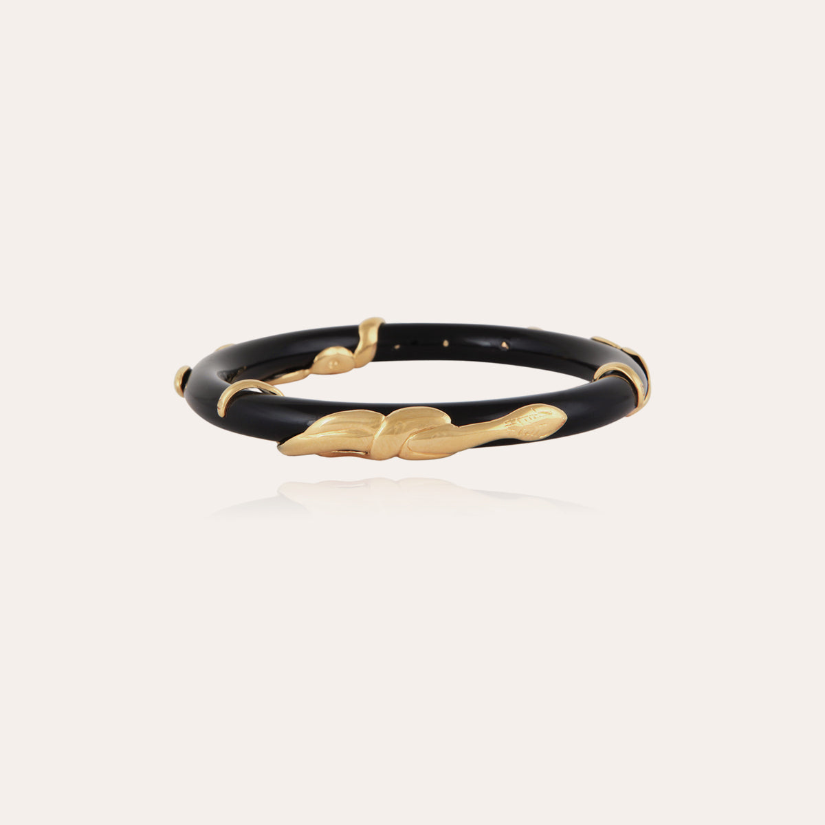 gas-bijoux-bracelet-jonc-cobra-ac-tate-noir image 1
