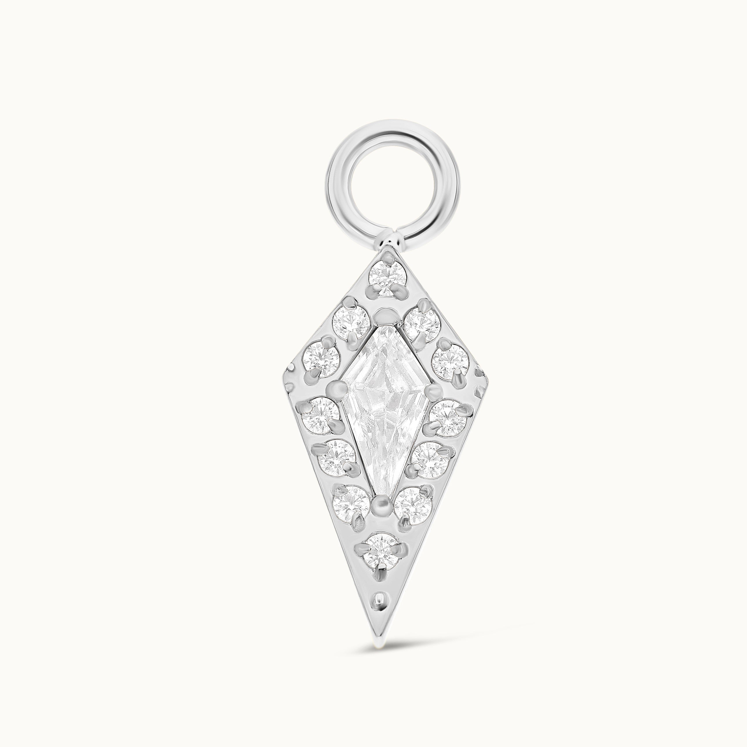 obsidian-piercing-stella-charm-losange-cristal-kite-en-titane image 2