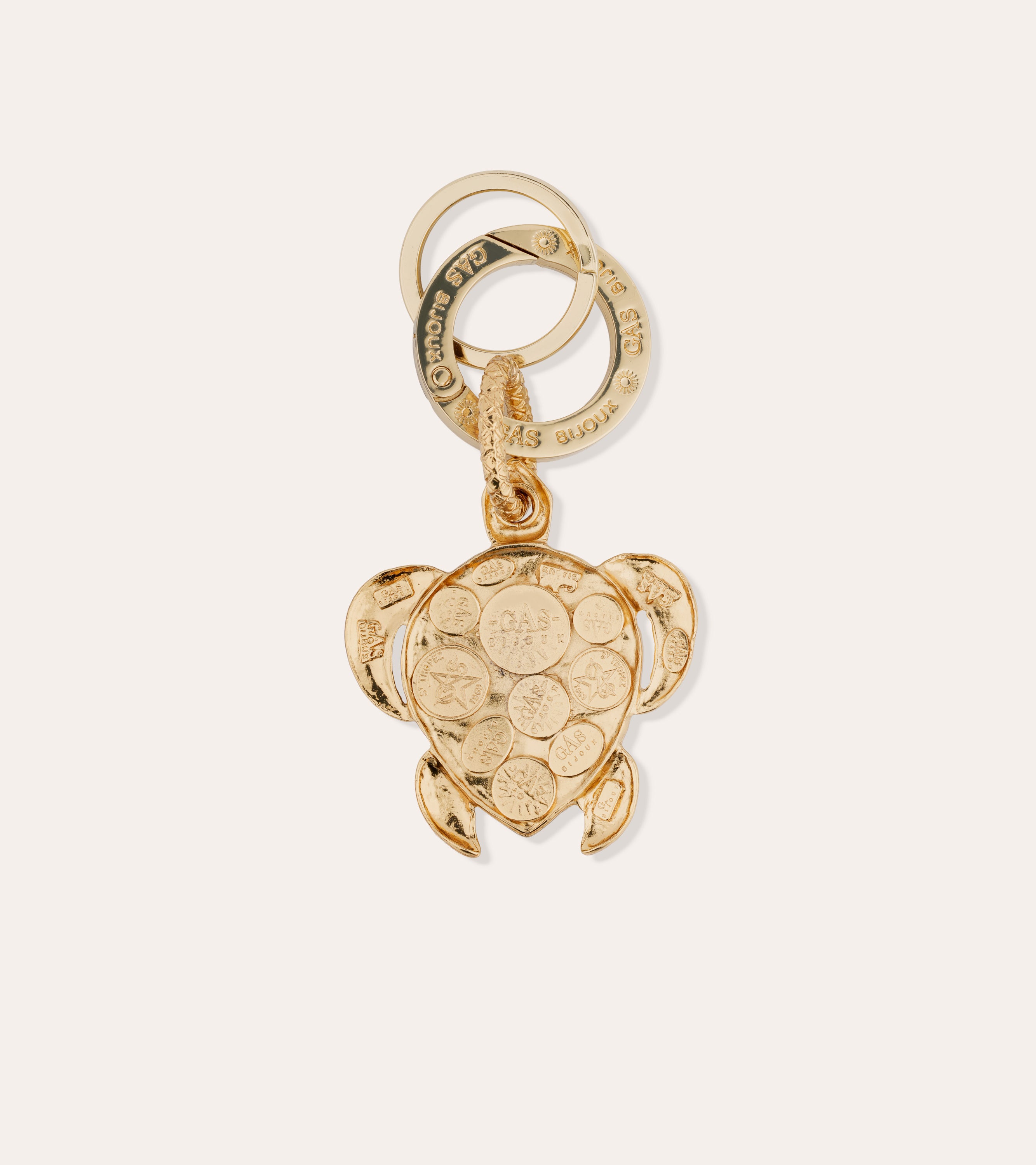 gas-bijoux-porte-cl-s-tortue-mail-charms-de-sac-argent-fait-main image 2