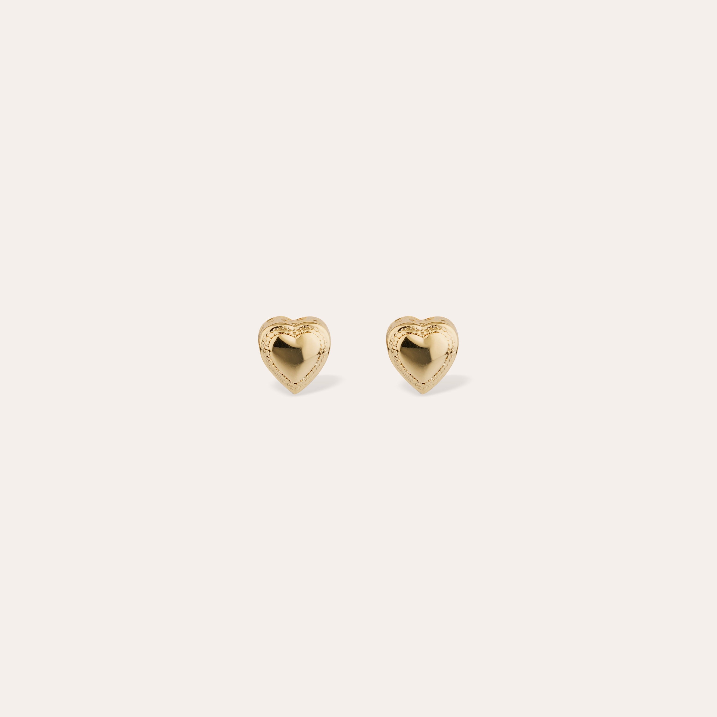 gas-bijoux-boucles-d-oreilles-puce-amore-puces-dor-es-l-or-fin-c-ur-grav-et-cris image 1