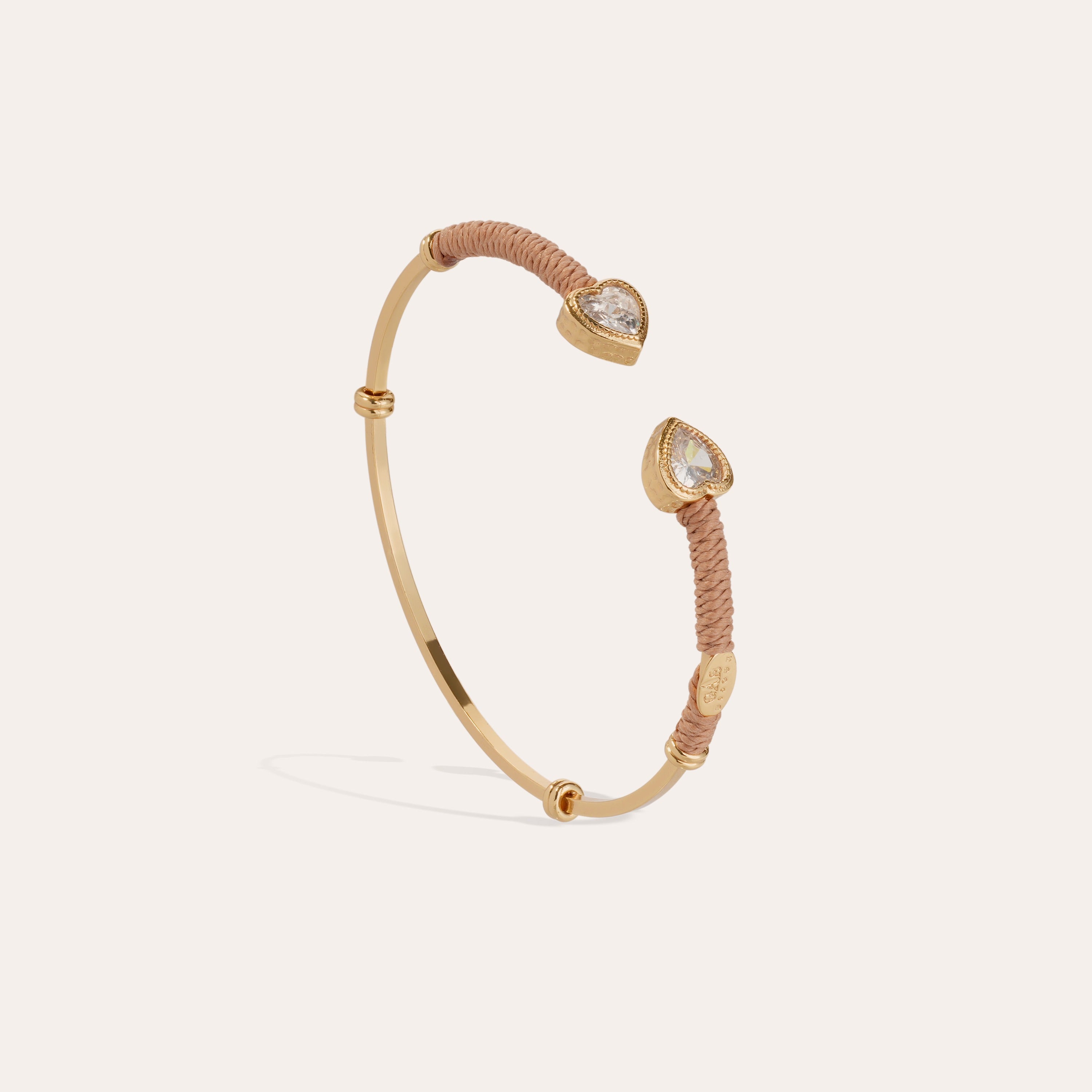 gas-bijoux-bracelet-jonc-duality-amore-strass-dor-2-c-urs image 2