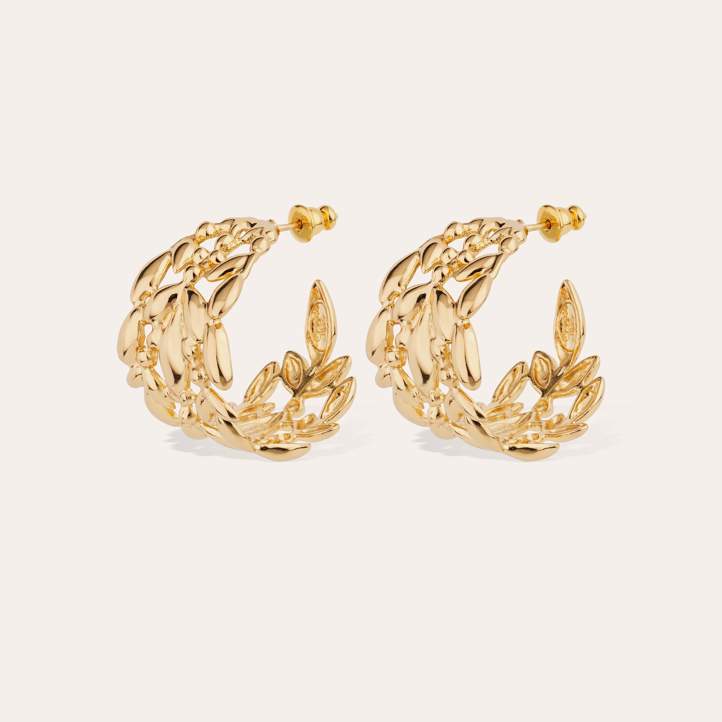 gas-bijoux-boucles-d-oreilles-olea-cr-ole-petit-mod-le-dor-es-l-or-fin-feuille-d image 1