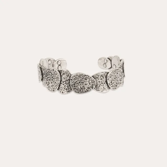 gas-bijoux-bracelet-eclipse-jonc-argent-martel-taille-ajustable image 1