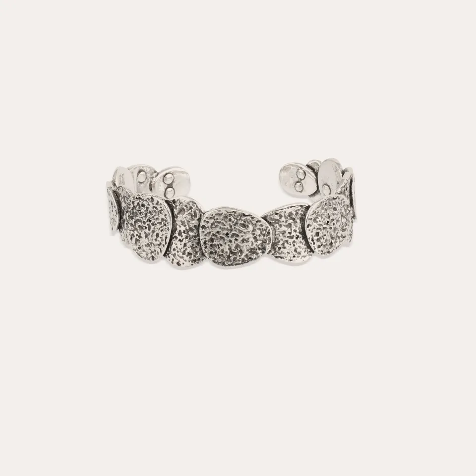 gas-bijoux-bracelet-eclipse-jonc-argent-martel-taille-ajustable image 1