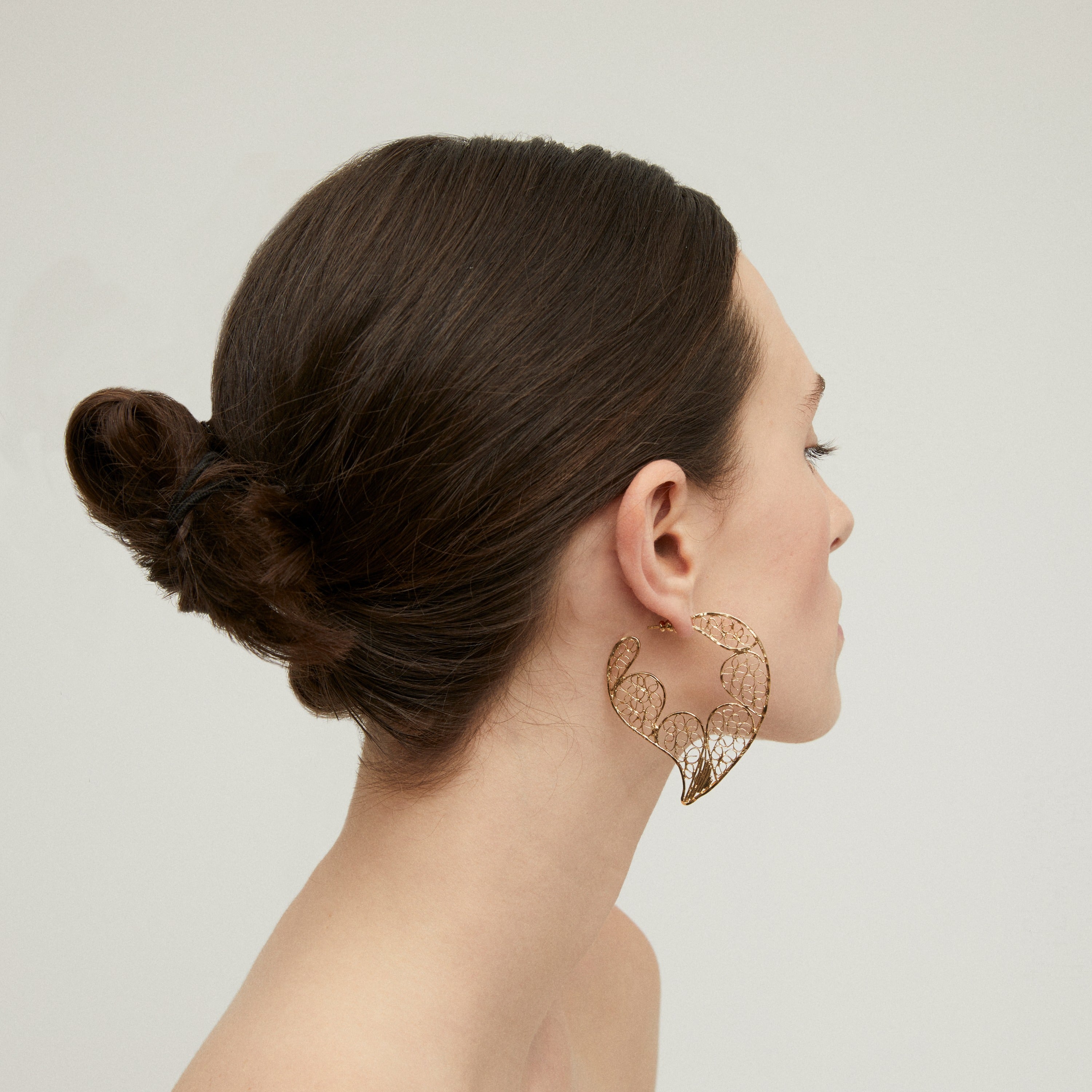 gas-bijoux-boucles-d-oreilles-paule-dor-es-l-or-fin-filigrane-martel-fait-main-i image 2