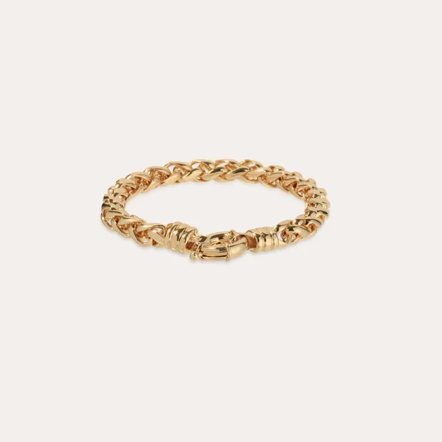 gas-bijoux-bracelet-alex-dor-l-or-fin-large-cha-ne-ronde-maillons image 1