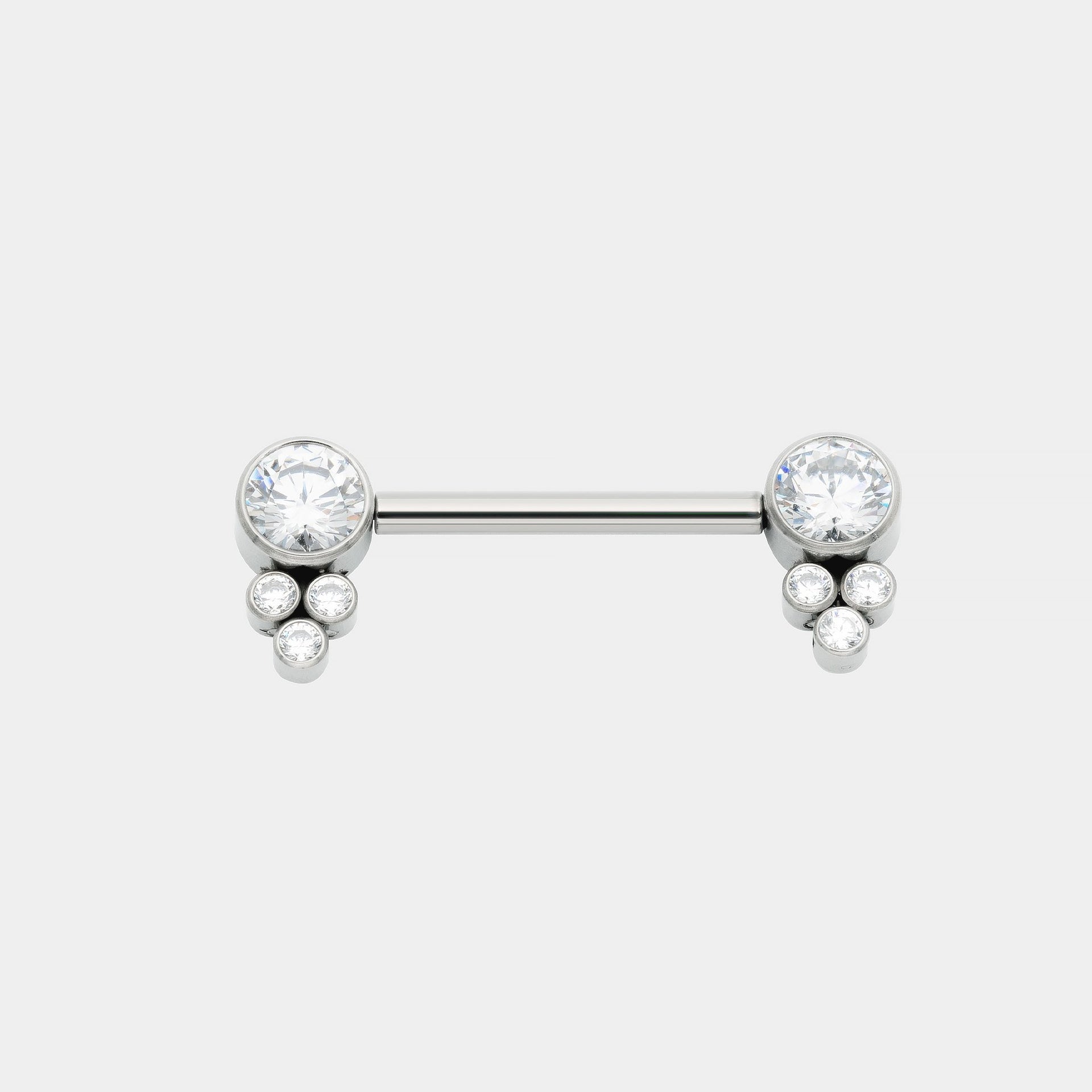 obsidian-piercing-alya-barre-de-t-ton-threadless-cristaux-tincelants-un-embout-a image 1