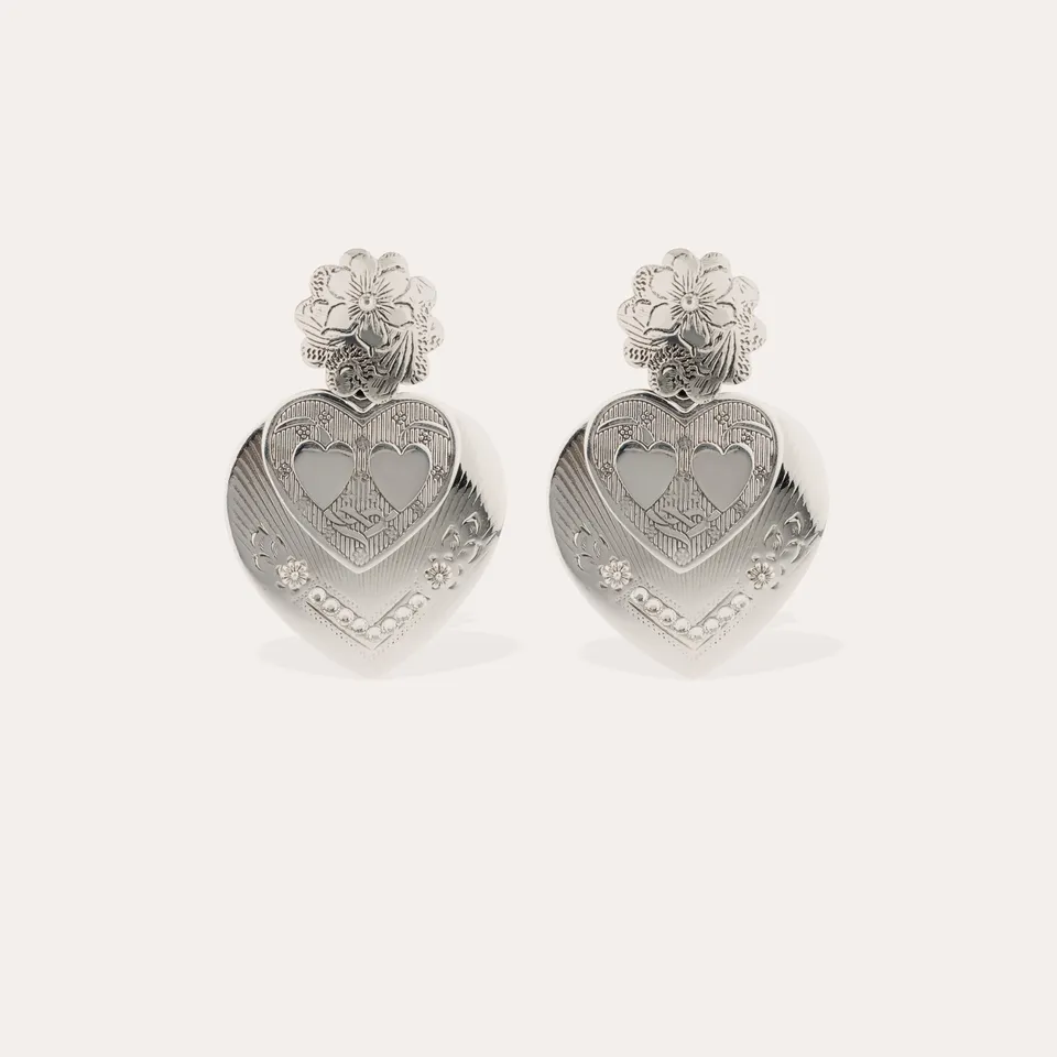 gas-bijoux-boucles-d-oreilles-pendantes-i-love-you-argent-es-c-urs-suspendus-gra image 1