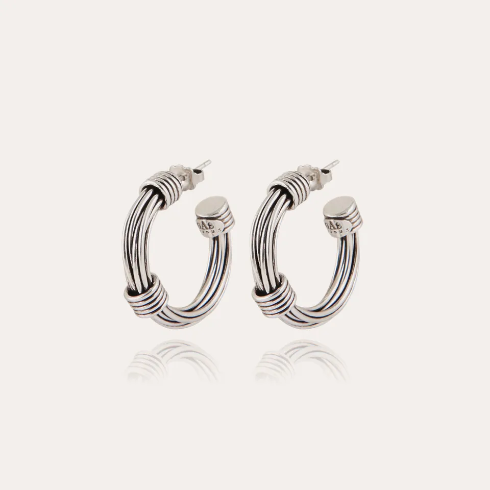 gas-bijoux-boucles-d-oreilles-cr-oles-ariane-petit-mod-le-argent-es image 1
