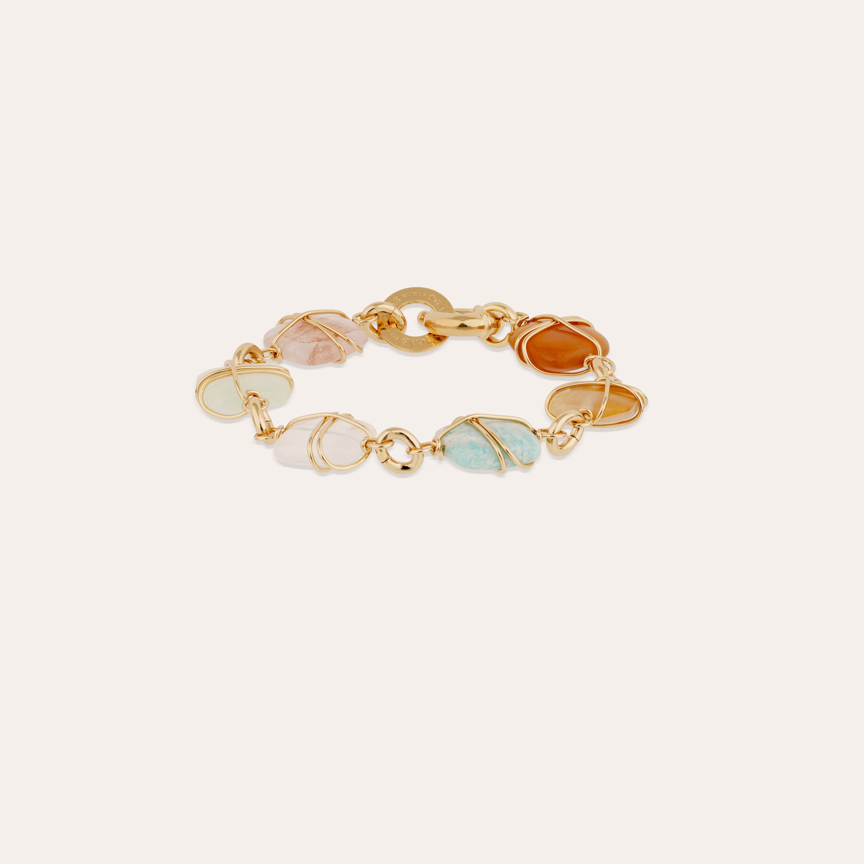 gas-bijoux-rainbow-square-petit-mod-le-bracelet-dor-l-or-fin-cornaline-cristal-a image 1