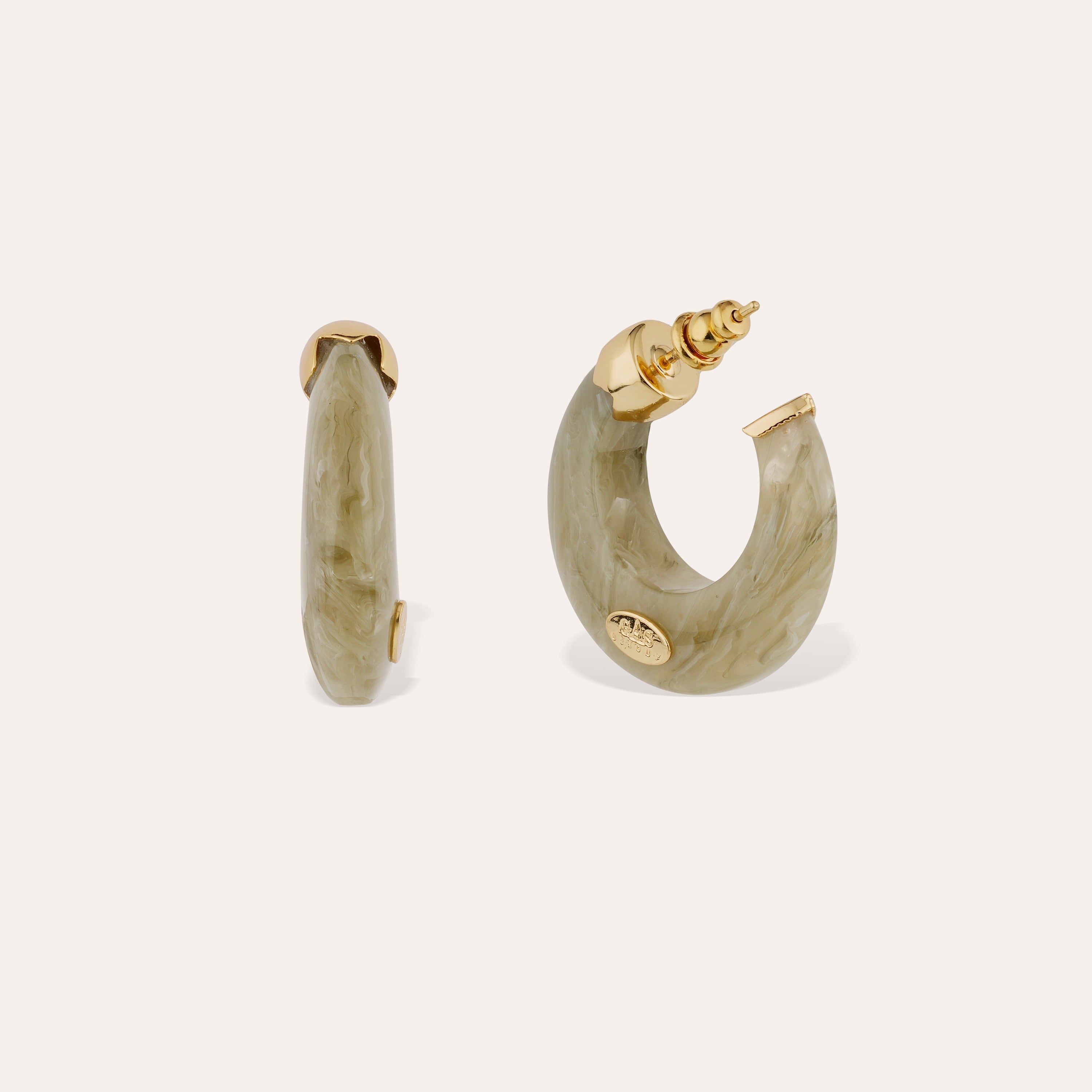 gas-bijoux-cr-oles-abalone-mini-ac-tate-boucles-d-oreilles-cr-oles-vert-de-gris- image 2