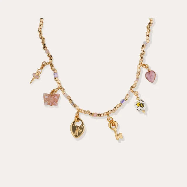 gas-bijoux-collier-alice-dor-l-or-fin-cha-ne-perl-e-charms image 1