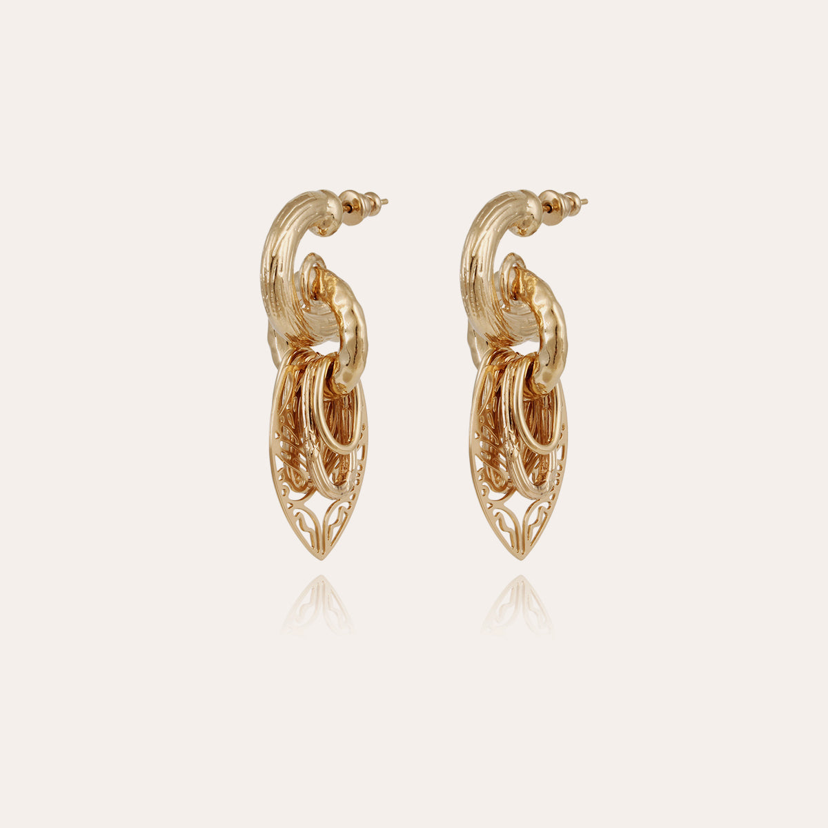 gas-bijoux-boucles-d-oreilles-lizza-anneaux-et-pampille-filigran-e-dor-es image 1