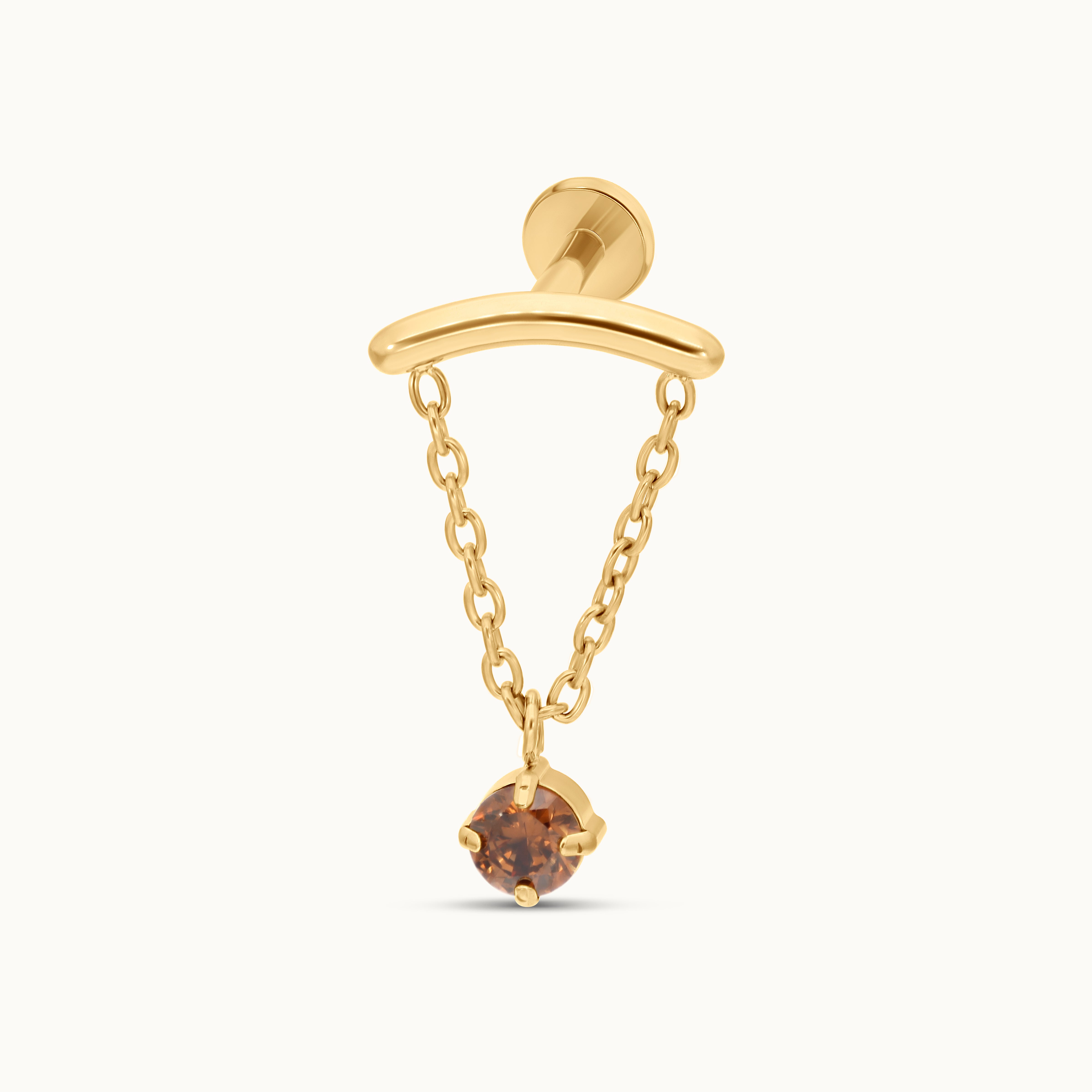 obsidian-piercing-doppio-bijou-hidden-helix-en-titane-pvd-gold-cha-ne-fine-et-zi image 2