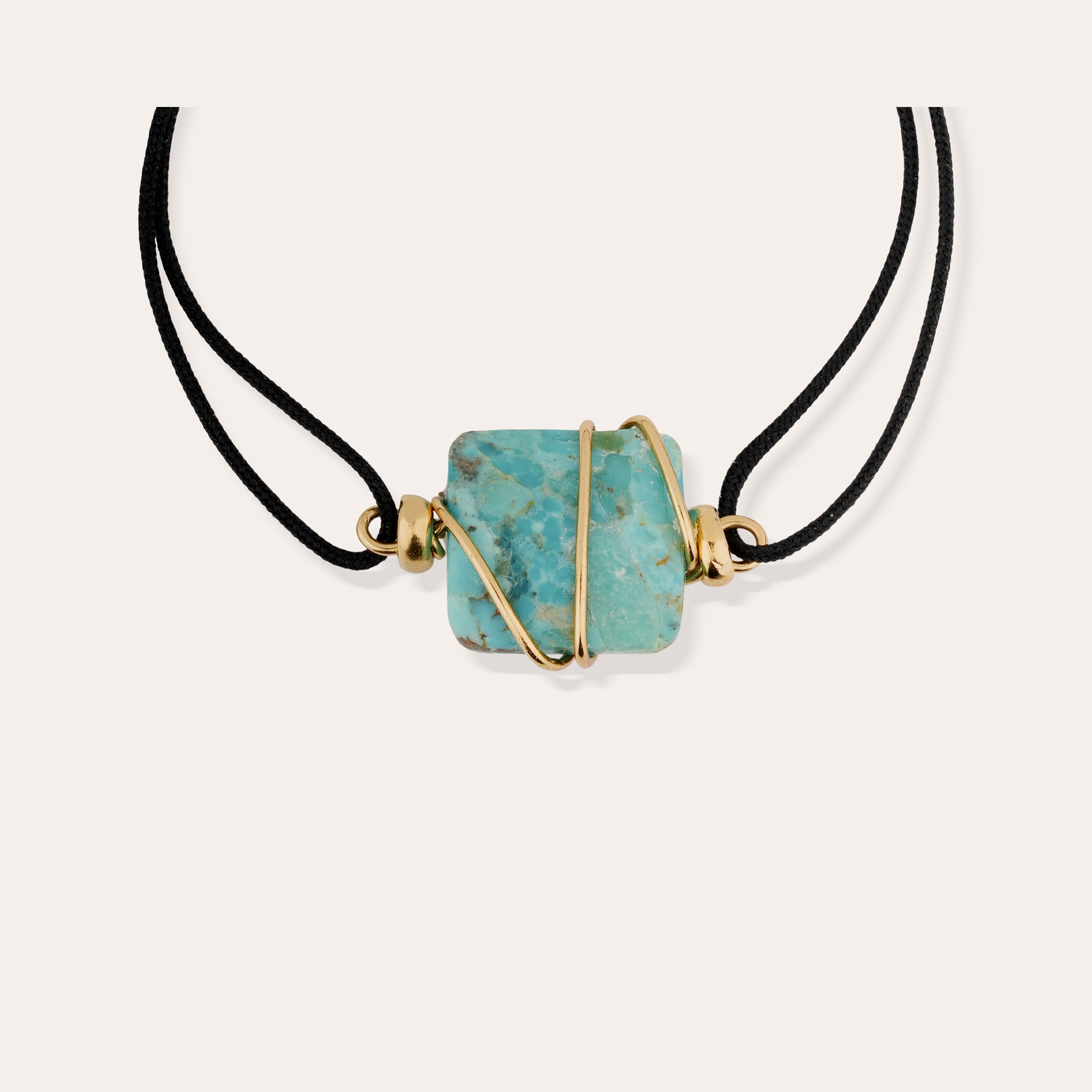 gas-bijoux-bracelet-square-mini-lien-dor-turquoise image 2
