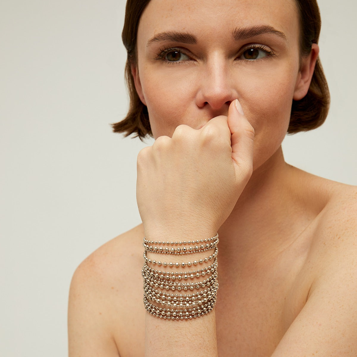 gas-bijoux-rom-o-bracelet-manchette-argent-multi-cha-nes image 2