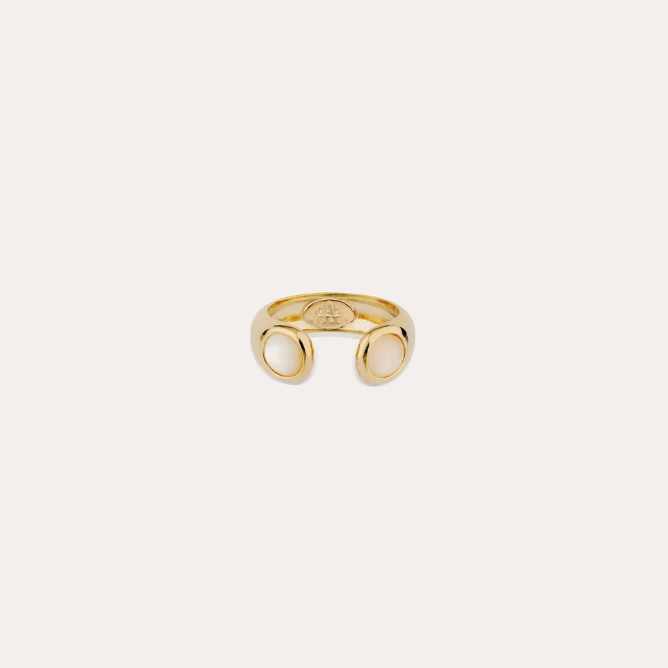 gas-bijoux-bague-saint-germain-jonc-ouvert-nacre-blanche image 1