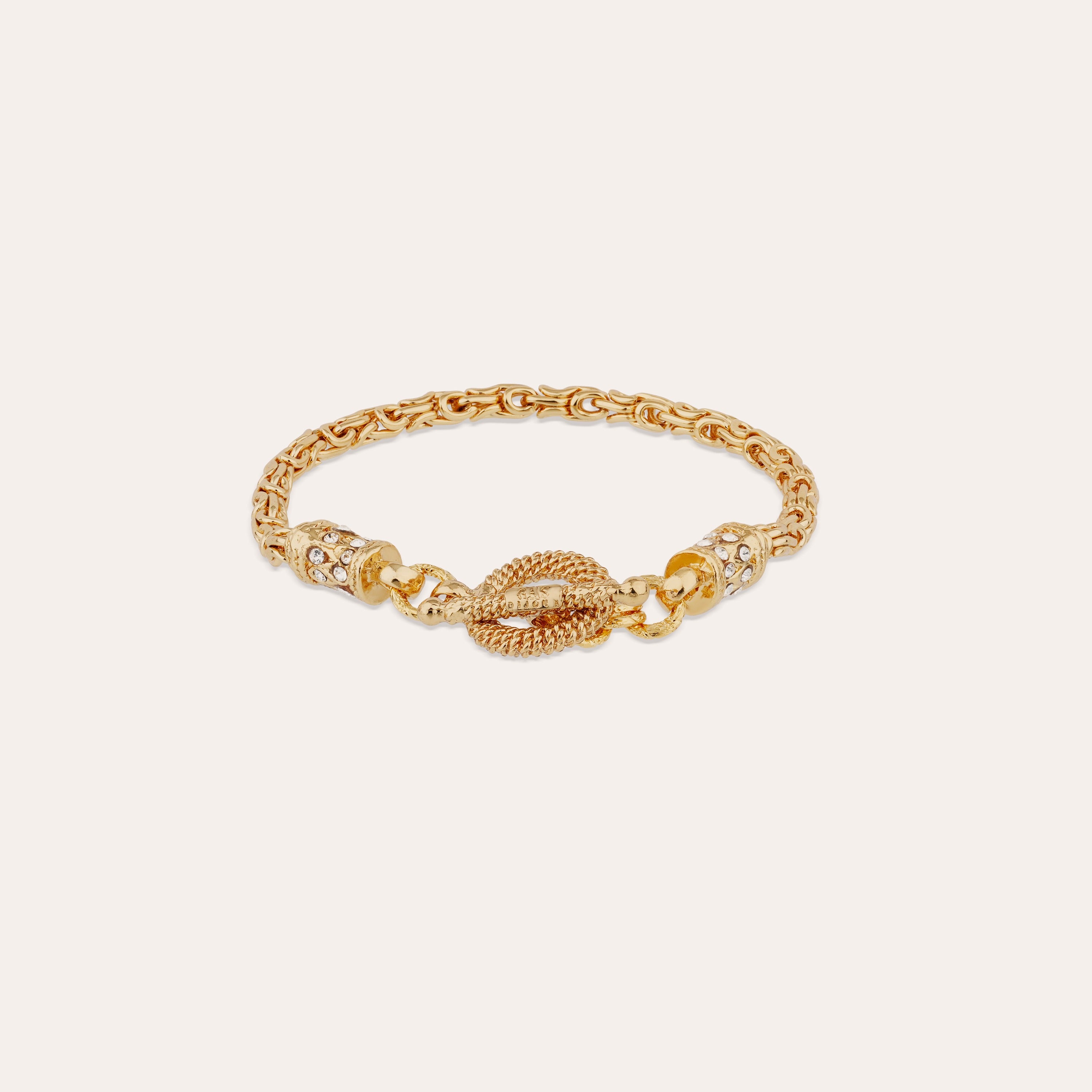 gas-bijoux-maglia-bracelet-cha-ne-dor-l-or-fin-fermoir-strass image 1