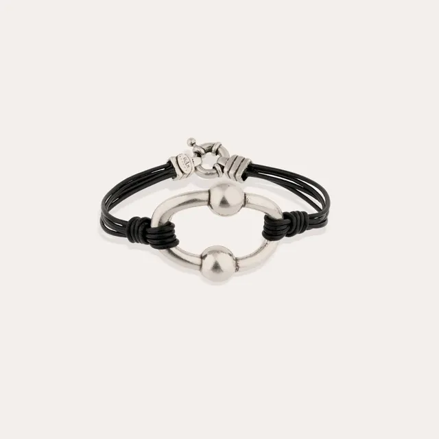 gas-bijoux-bracelet-rive-argent-en-cuir-fait-main-marseille image 1