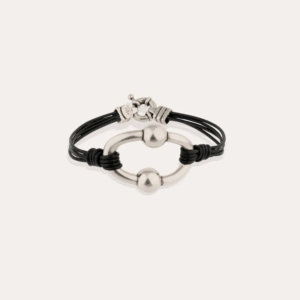 gas-bijoux-bracelet-rive-argent-en-cuir-fait-main-marseille image 1