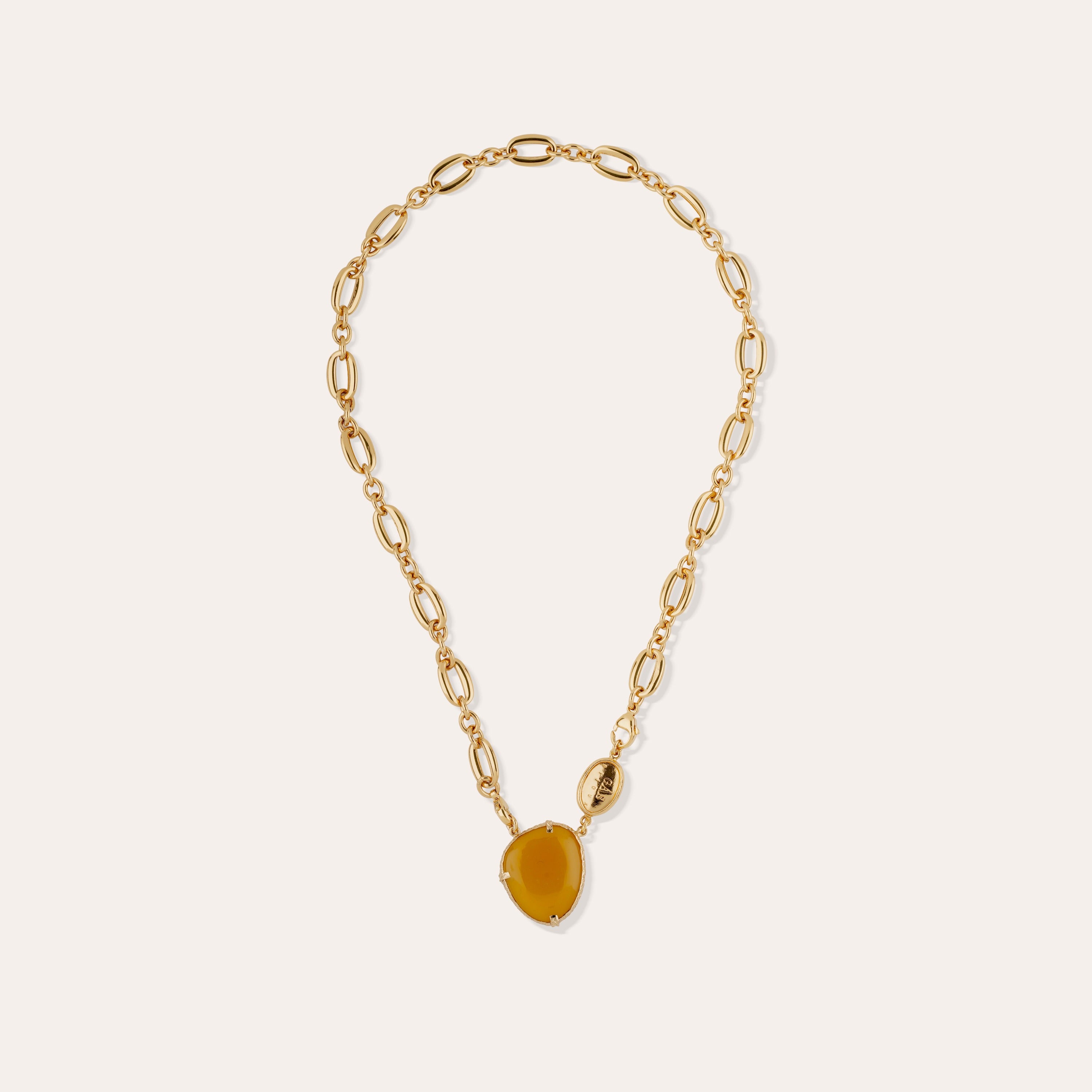 gas-bijoux-collier-billy-dor-calcite-jaune image 2