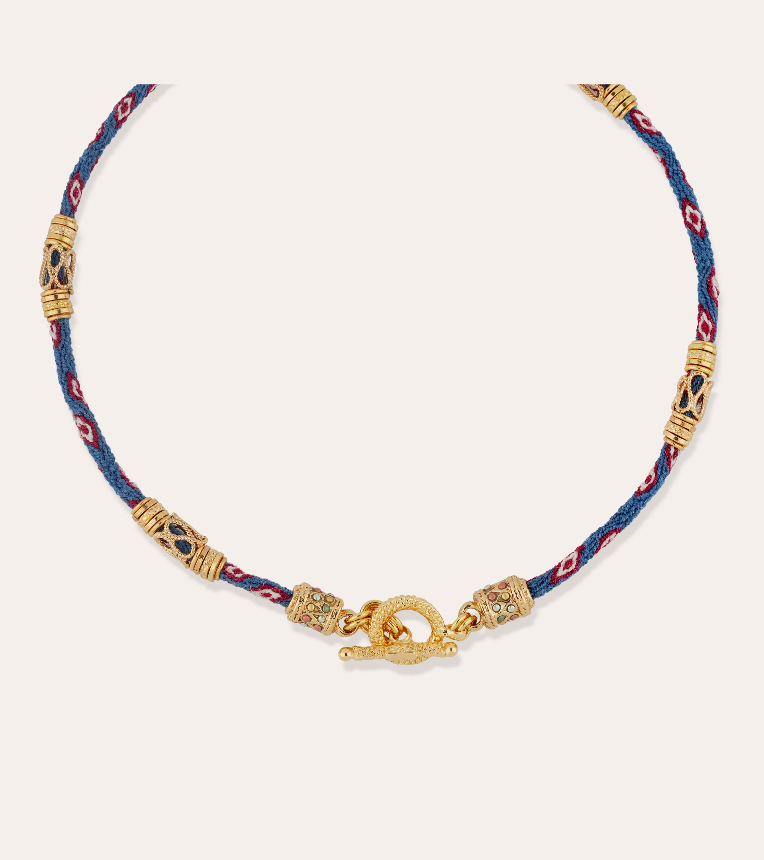 gas-bijoux-collier-lima-dor-en-laine-d-alpaga-tiss-main image 3