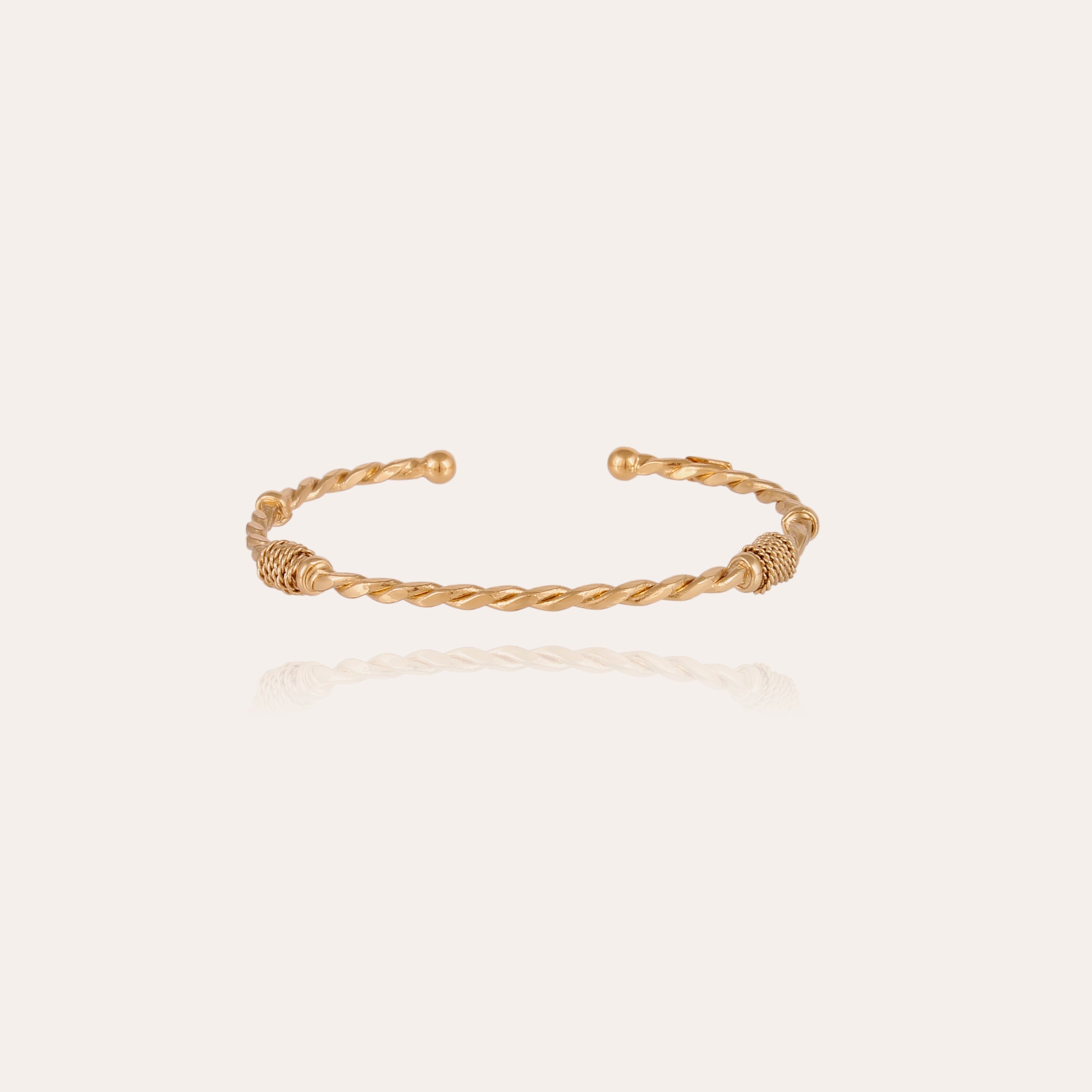 gas-bijoux-bracelet-jonc-torsade-petit-mod-le-dor image 1