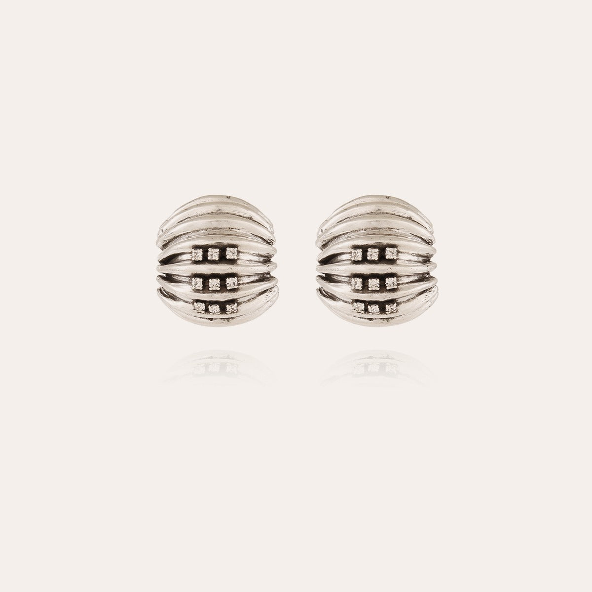 gas-bijoux-boucles-d-oreilles-anne-strass-bomb-es-stri-es-argent-es image 1
